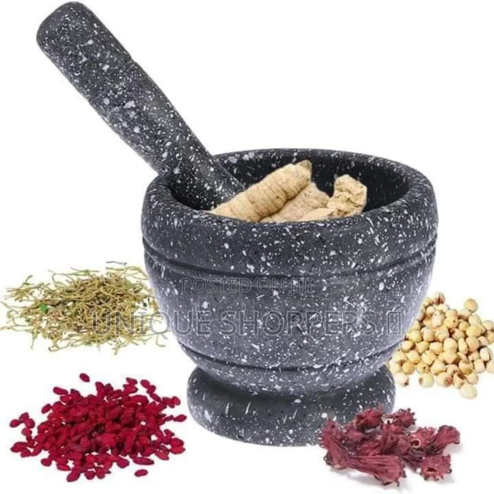 518667 Marble (Plastic) Mortar Pestle