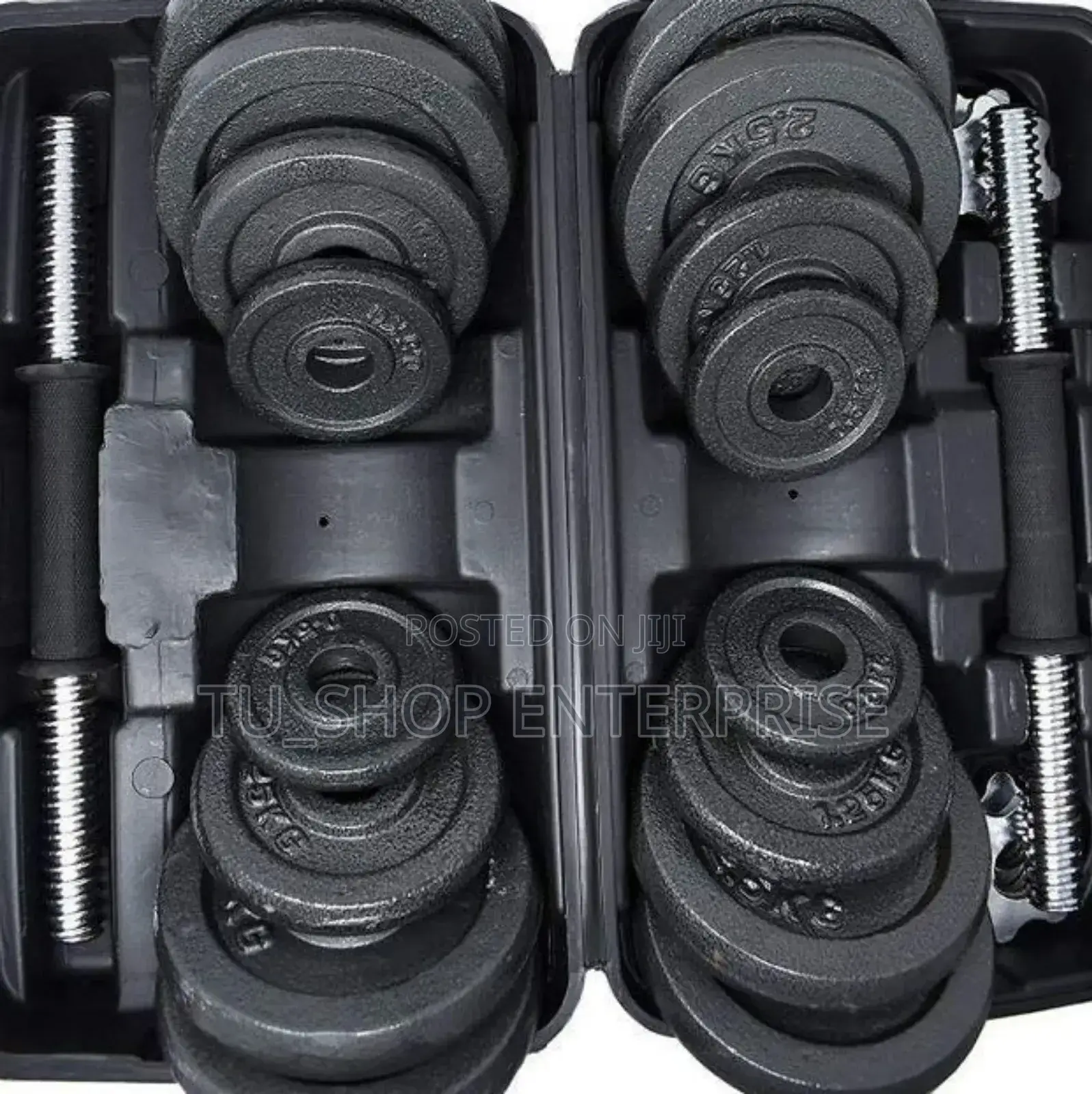 30kg Adjustable Dumbell Barbell Weight Set