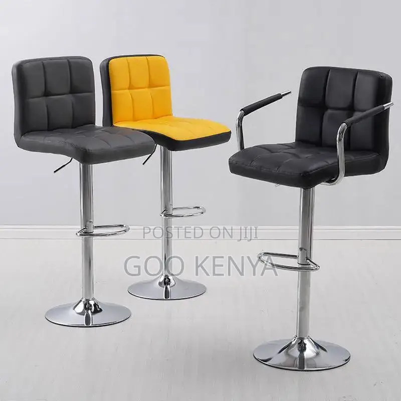Bar Stool; Durable Pu Leather Bar Chairs for Restaurant Cafe