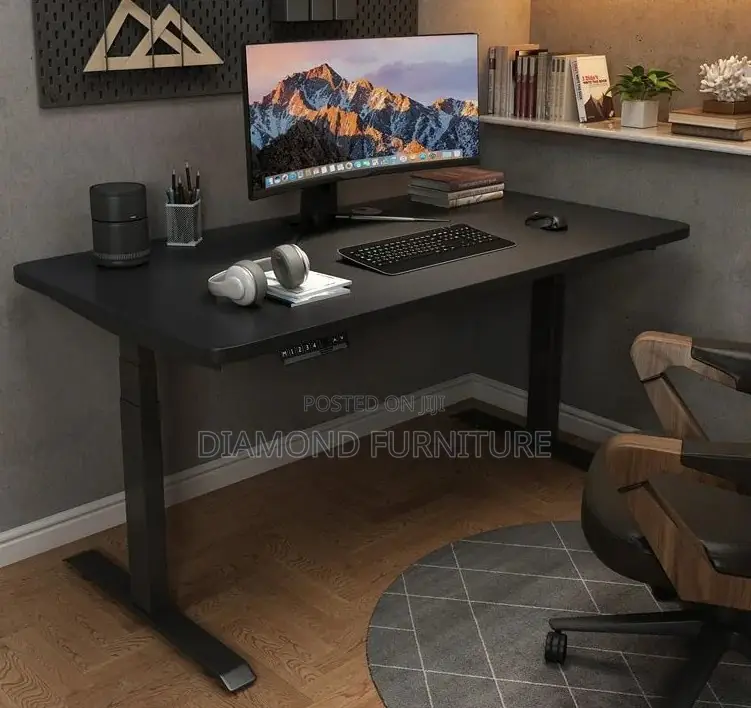 Office Furniture; (140cm)Electric Desk With Programmable Control Panel