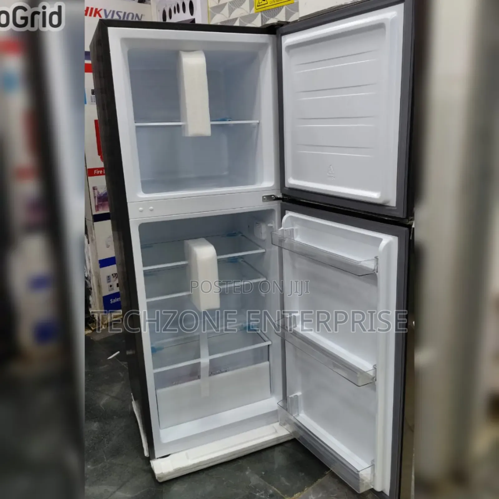TCL 270 Litres Top-Mount Double 2 Door Dark Silver Refrigerator 
