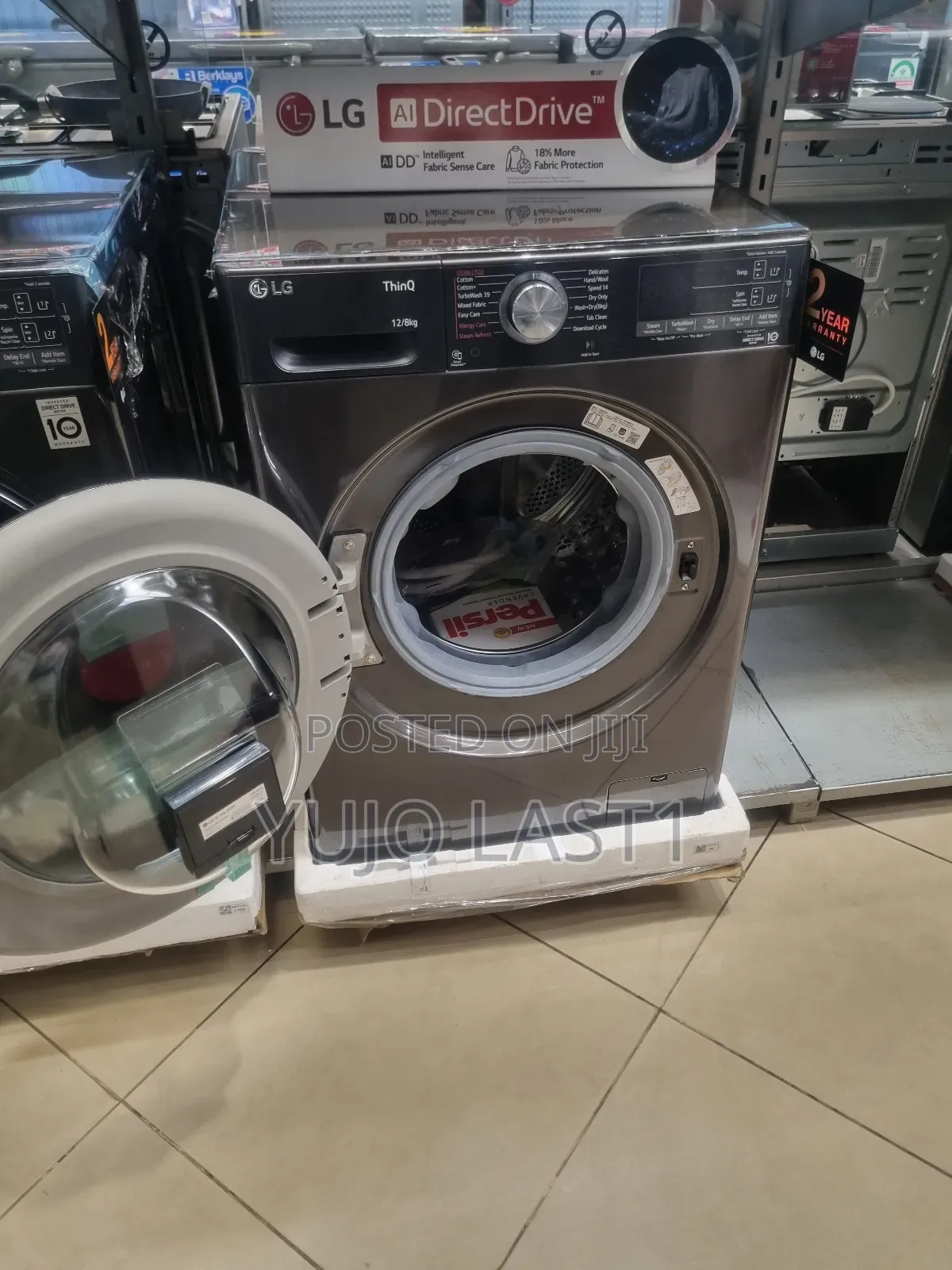 Lg 12/8kg | Washer+Dry | Ezdispensetm | Steam+