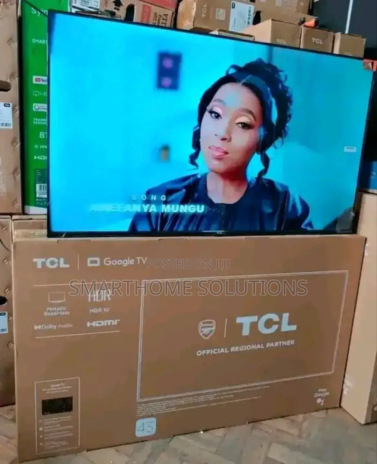 TCL 43inch Smart Android Tv 1yr Waranty Netflix Youtube