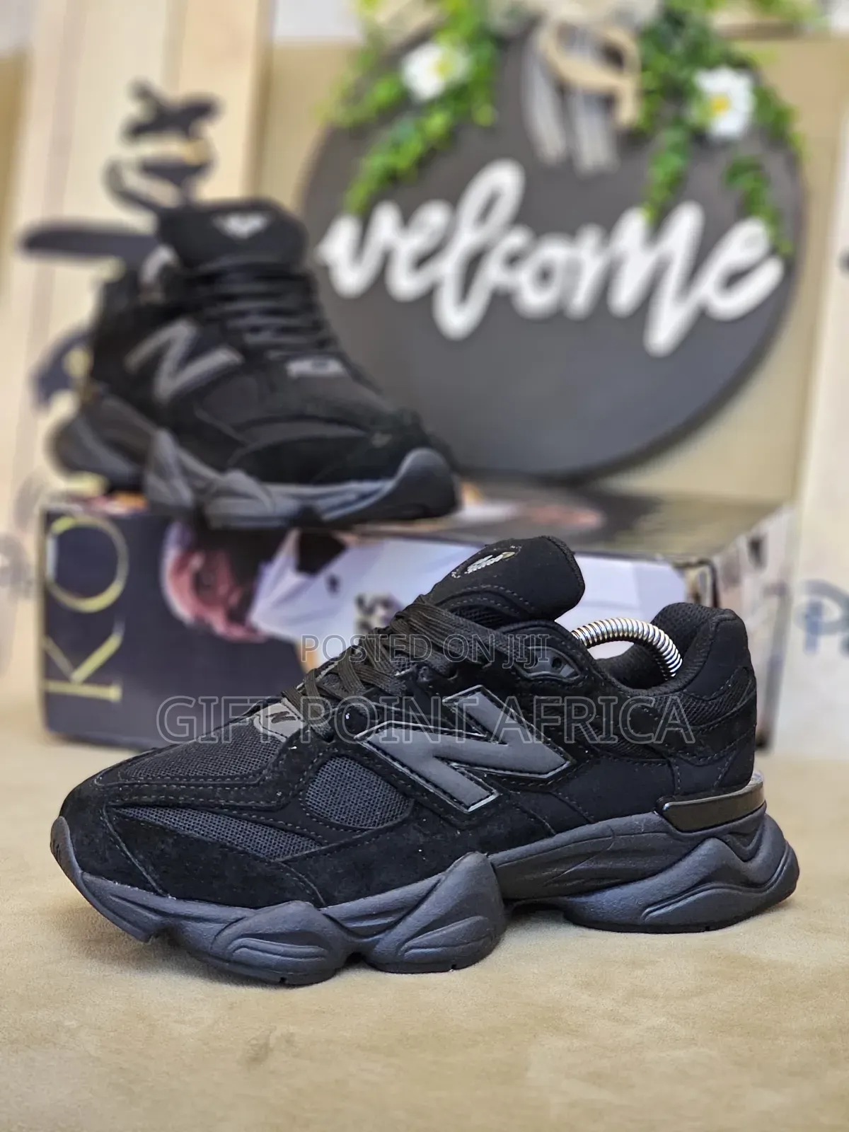 Black New Balance 9060 Sneakers