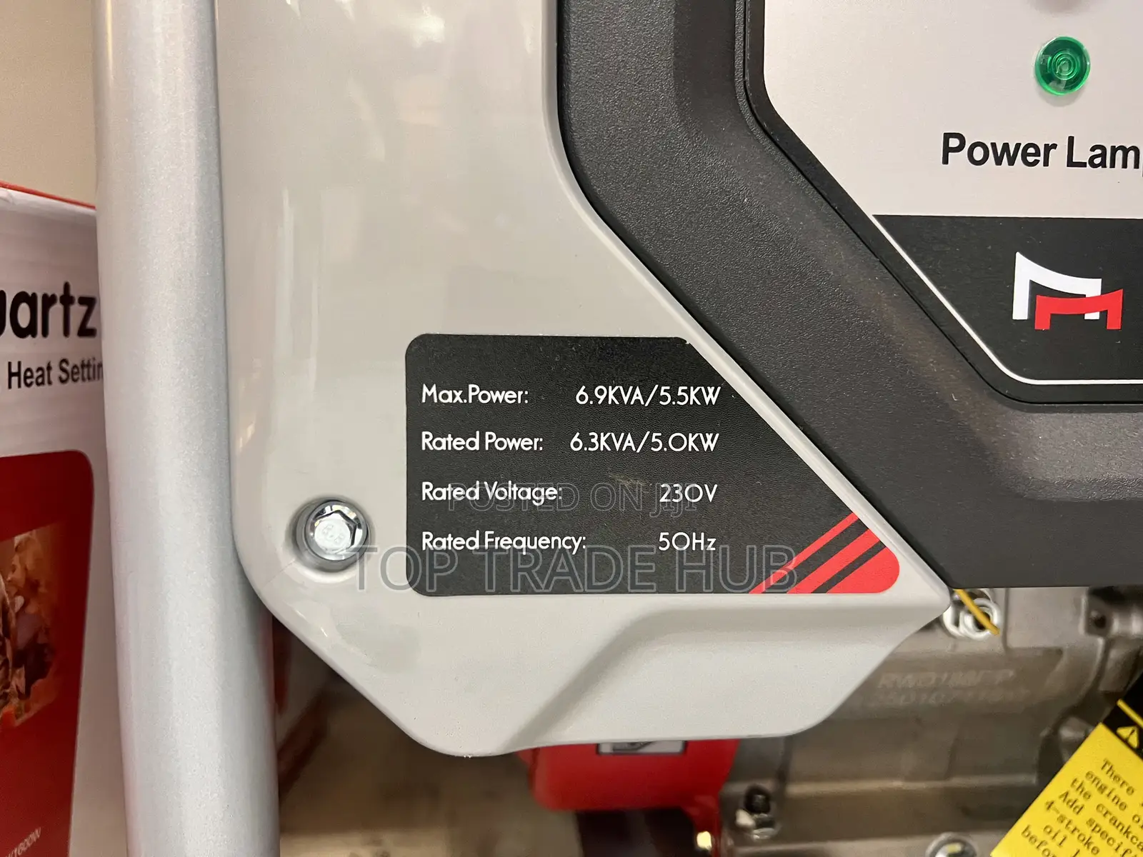 Heavy Duty Maxmech Gasoline Generator 7kva Single Phase