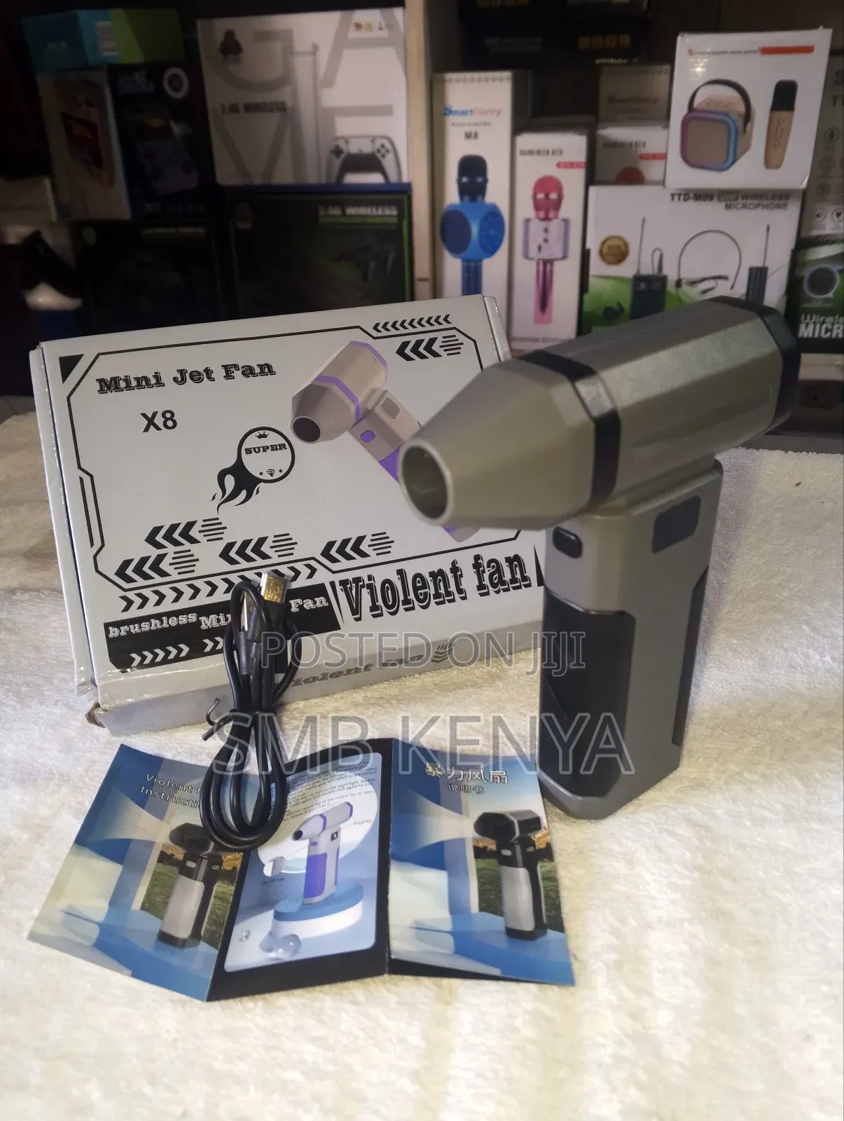 Mini Violent Turbo Fan Air Blower Handheld