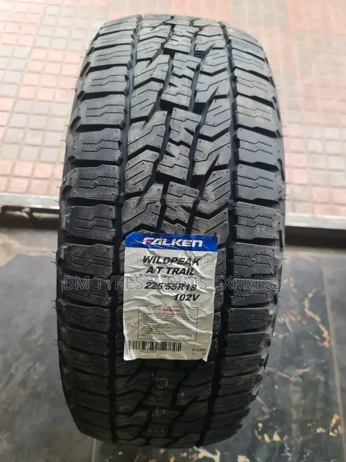 225 /55 R18 Falken Tyres (All Terrrain) Thailand.