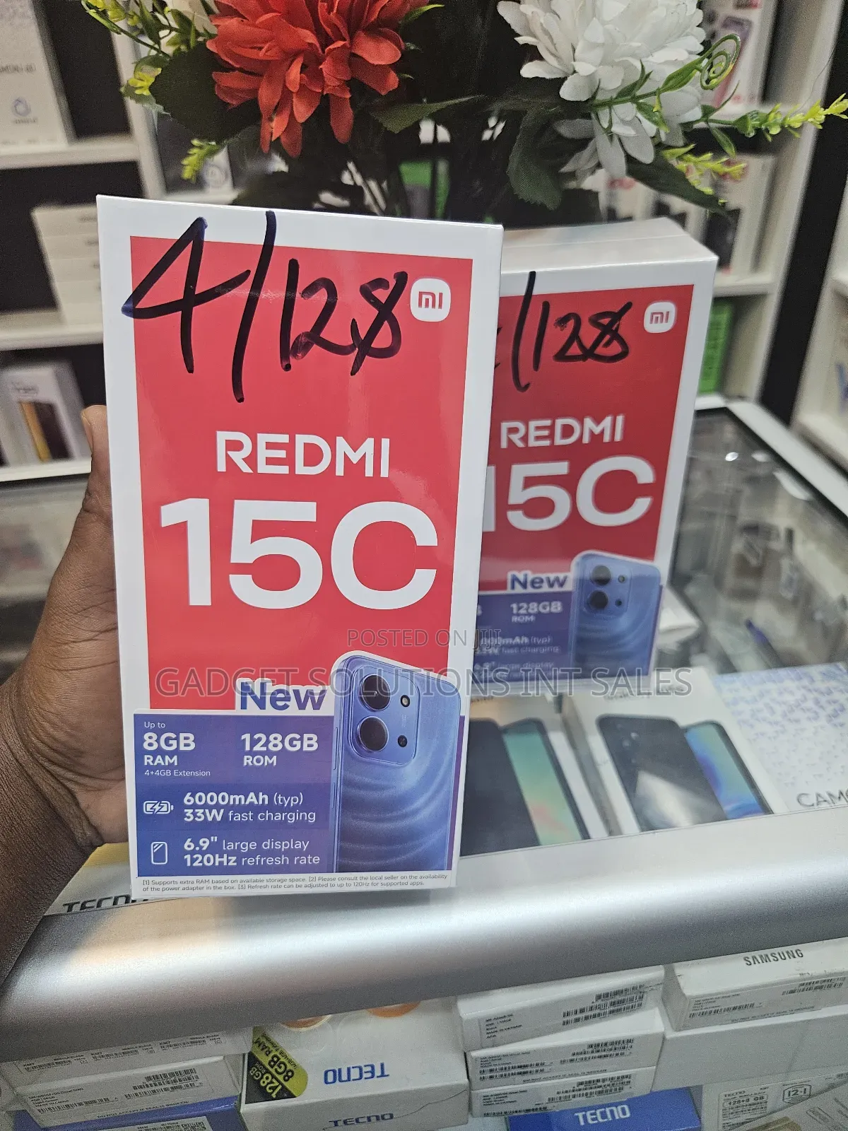 New Xiaomi Redmi 15C 4G 128 GB Black