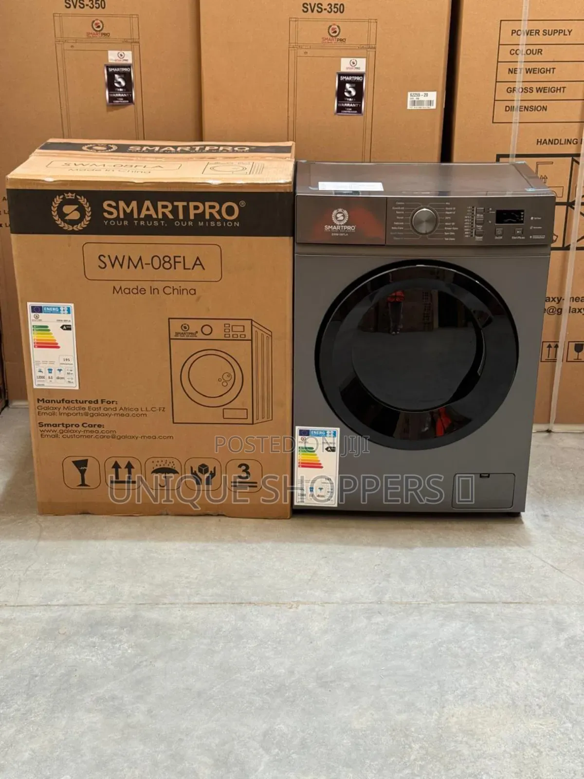 Smartpro* ( SWM-08fla ) -8kg Front Load Washing Machine