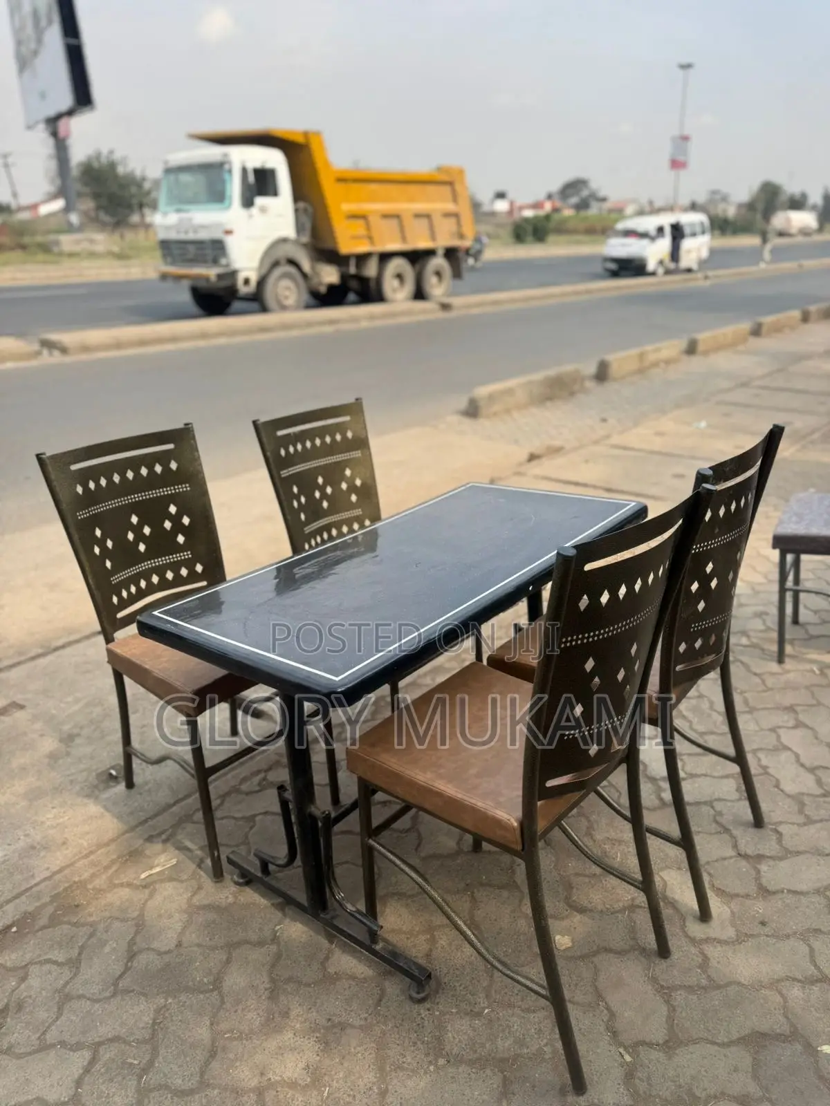 Restaurant And Bar Marble Table And Chair