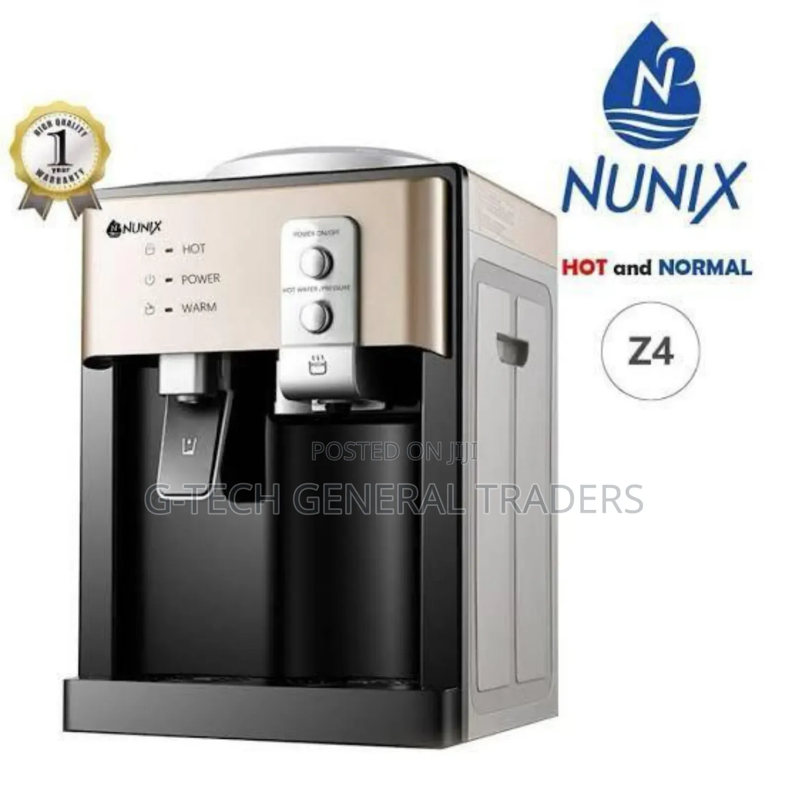 Nunix Table Top Stylist Hot And Normal Water Dispenser