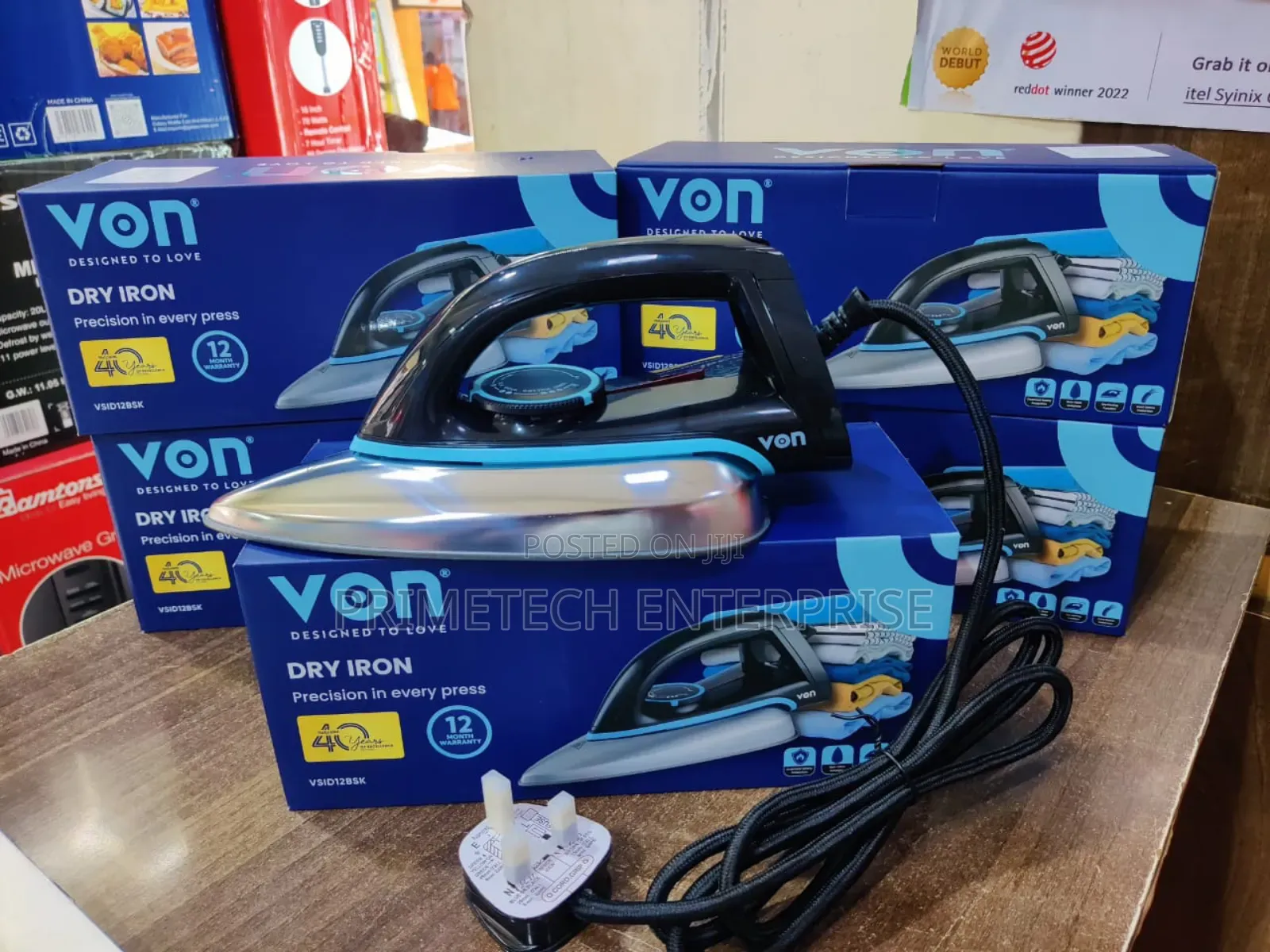 Von Dry Iron Box-New