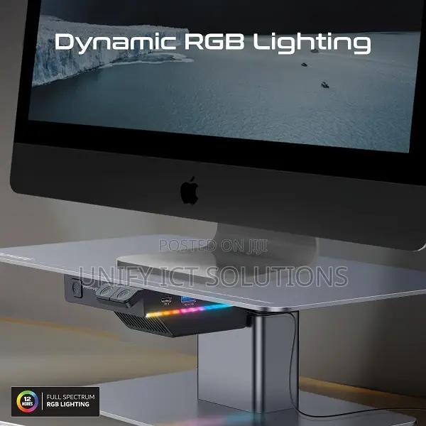 Promate Motorized Ergonomic Monitor Laptop Stand