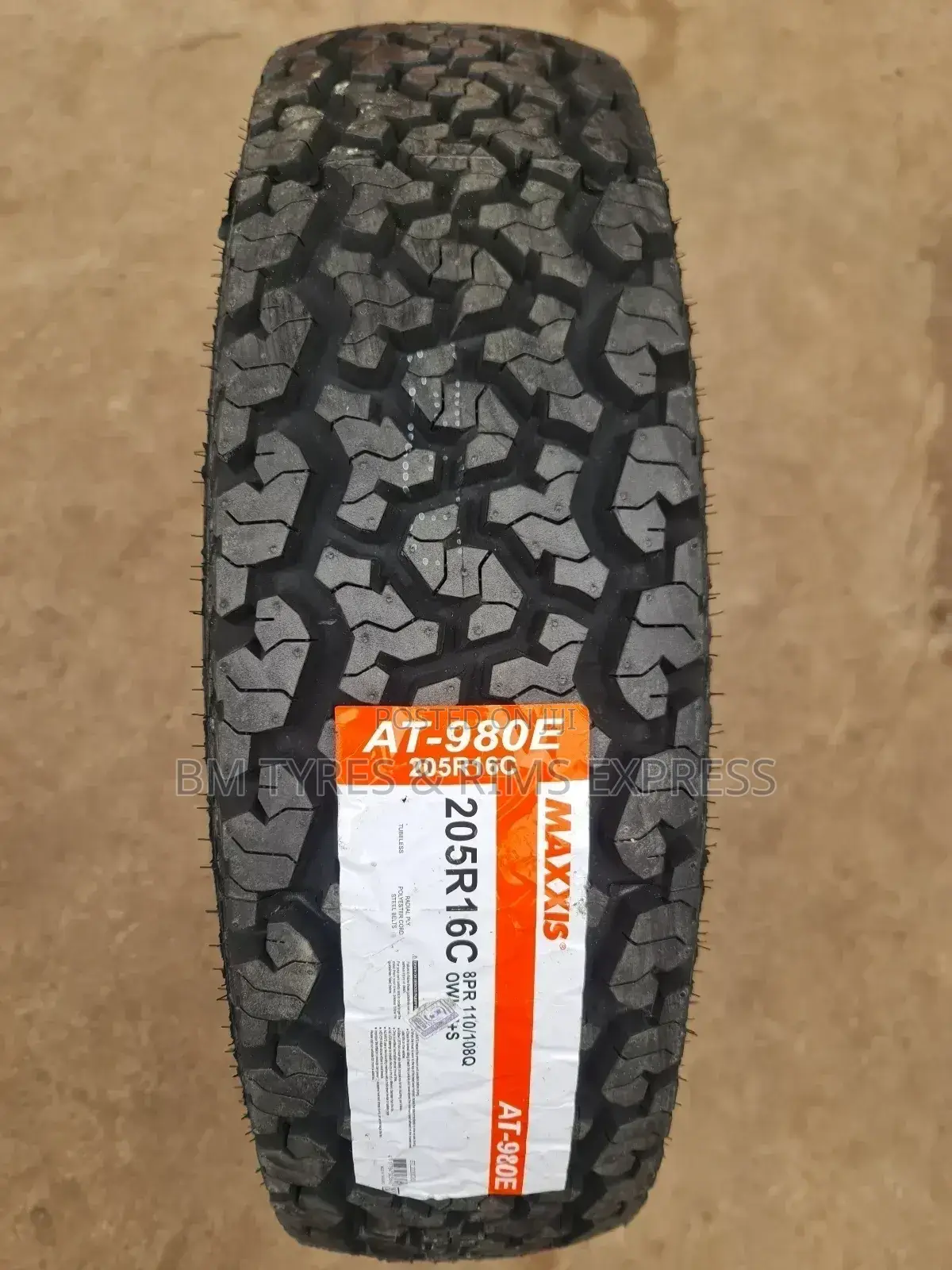 205 R16 Maxxis Tyres(All Terrrain)