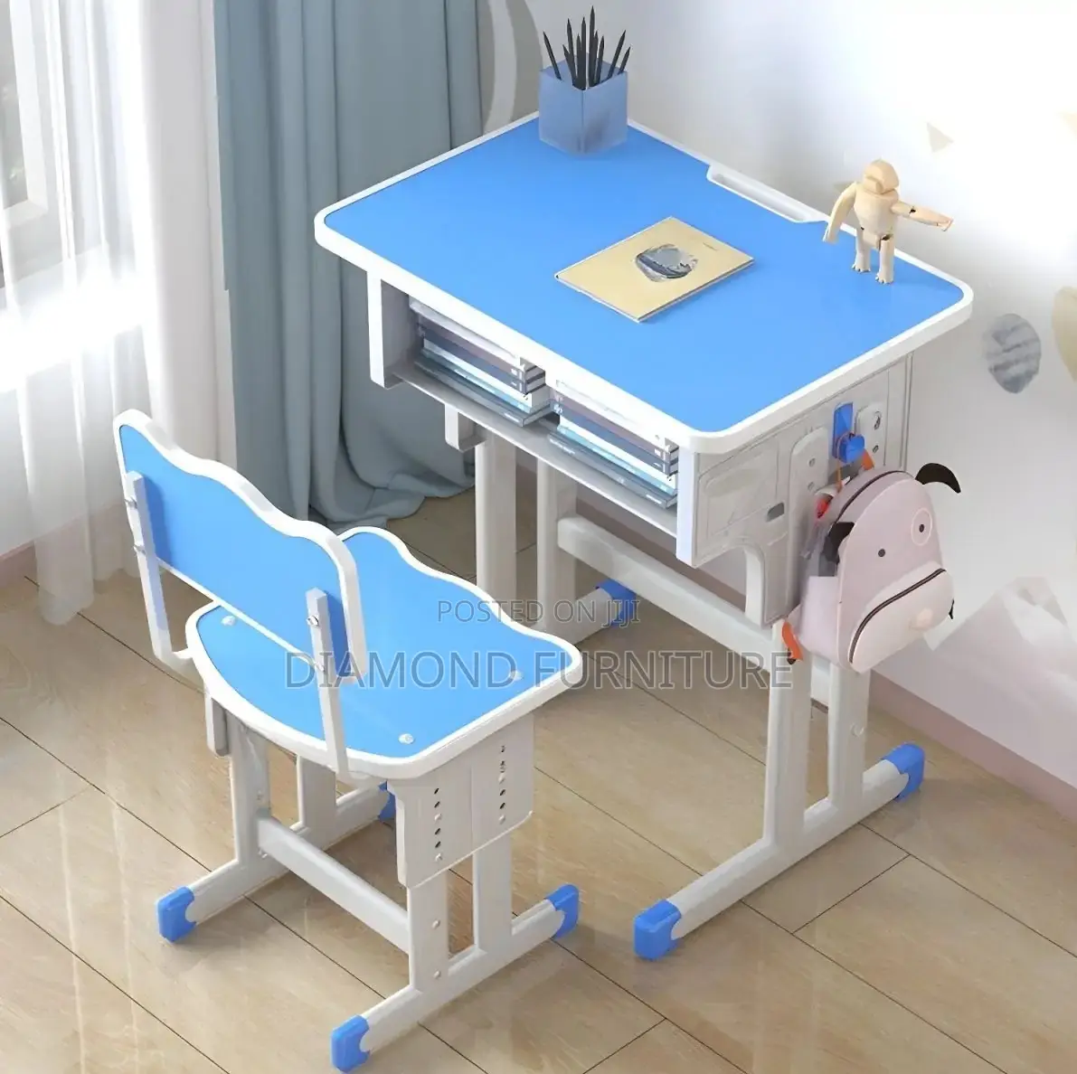 Office Furniture; (Kids Desk) With Double Storage Compartments