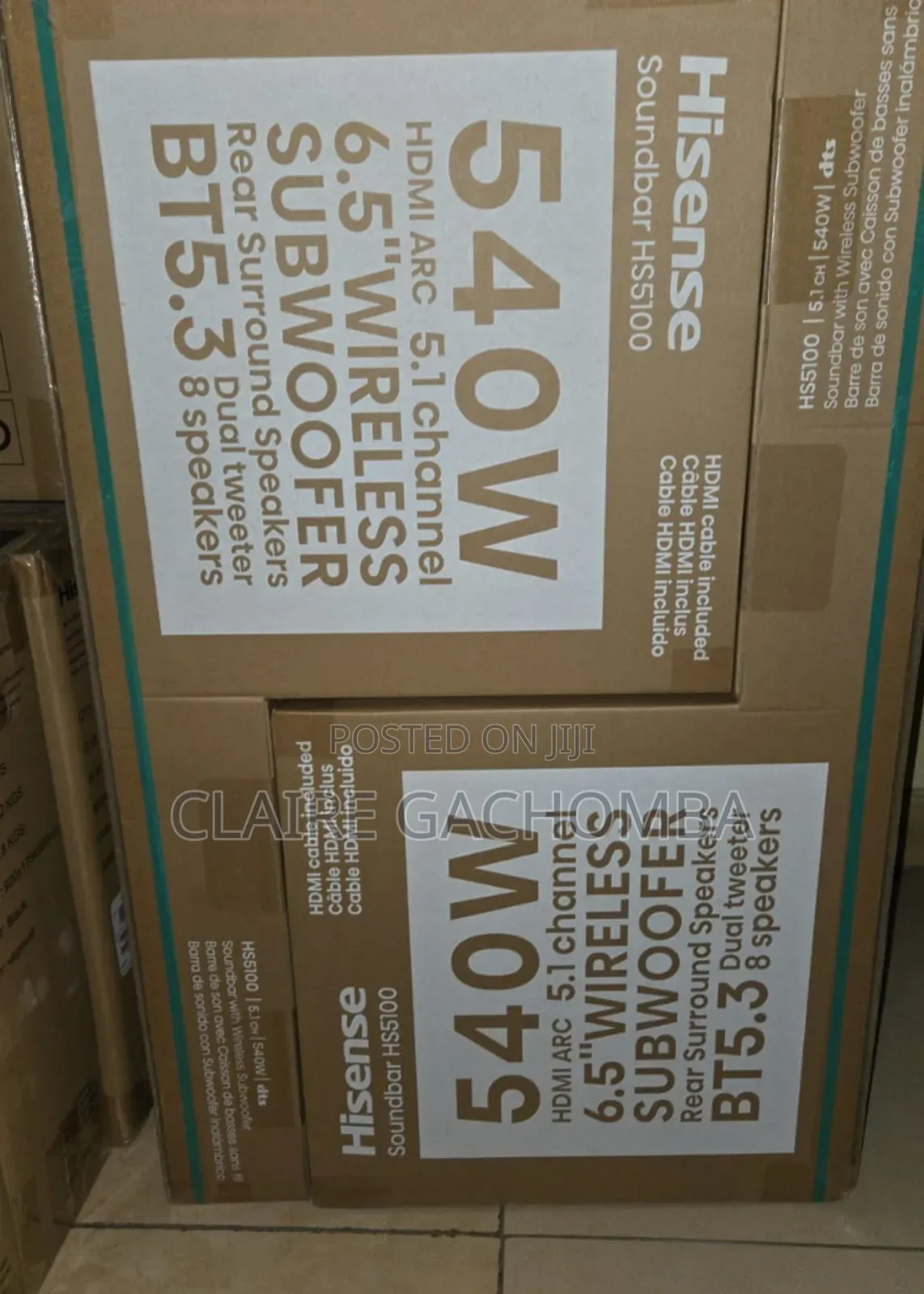 Hisense Soundbar 5.1ch 540watts