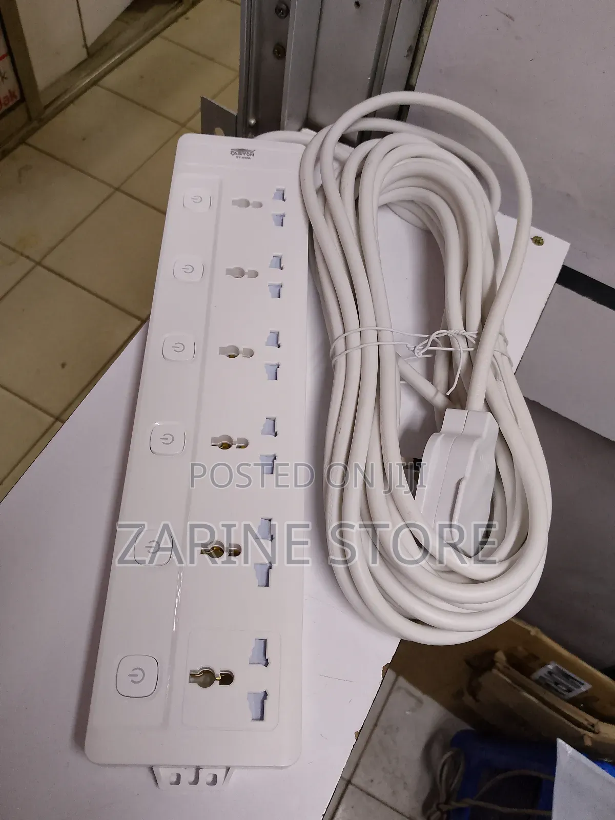 Caston 6 Ways Power Extension Corded 10 Metres Long Safe to Use