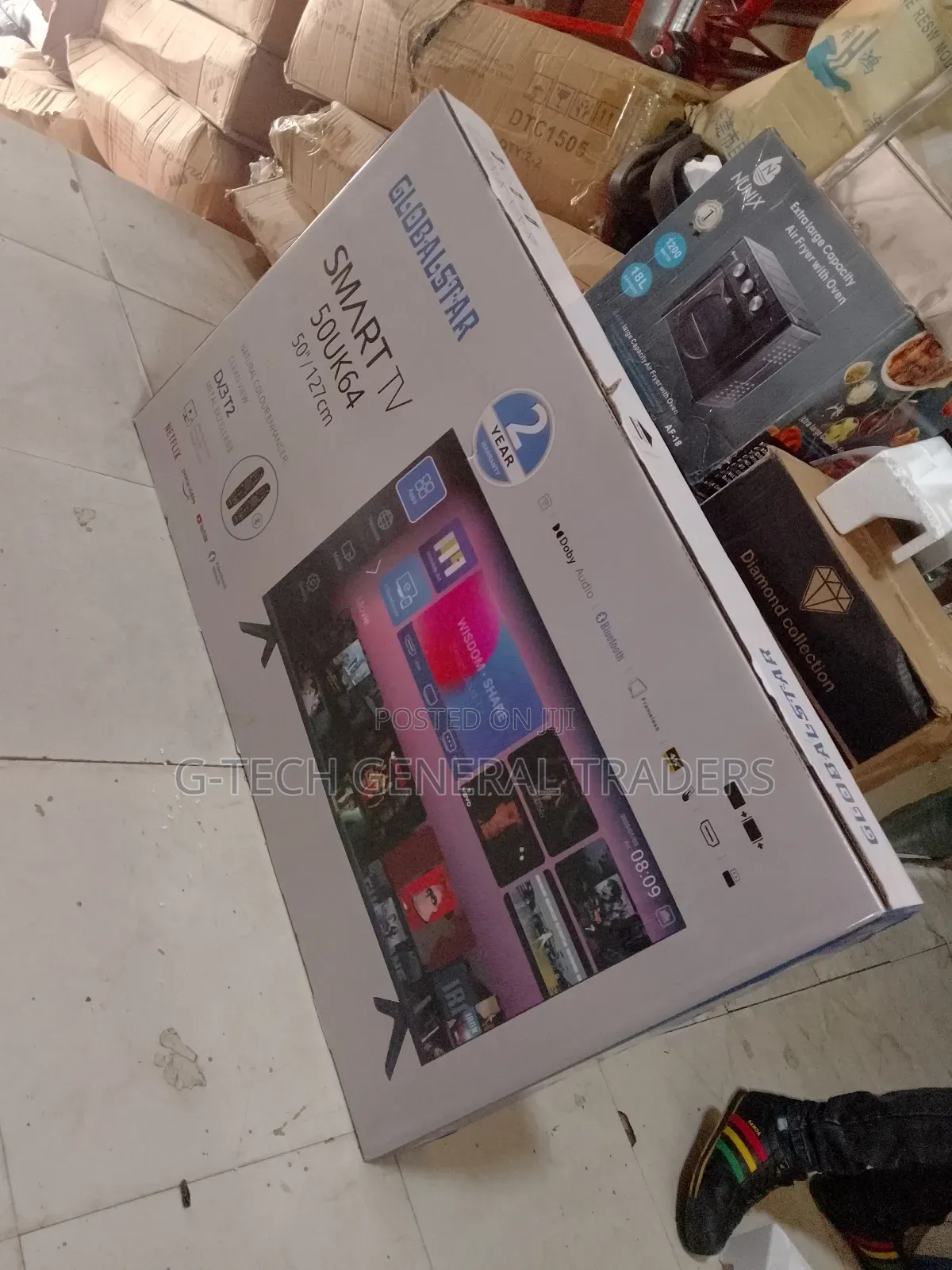 Globalstar 50inch Smart Tv, Youtube, Netflix, Led Tv