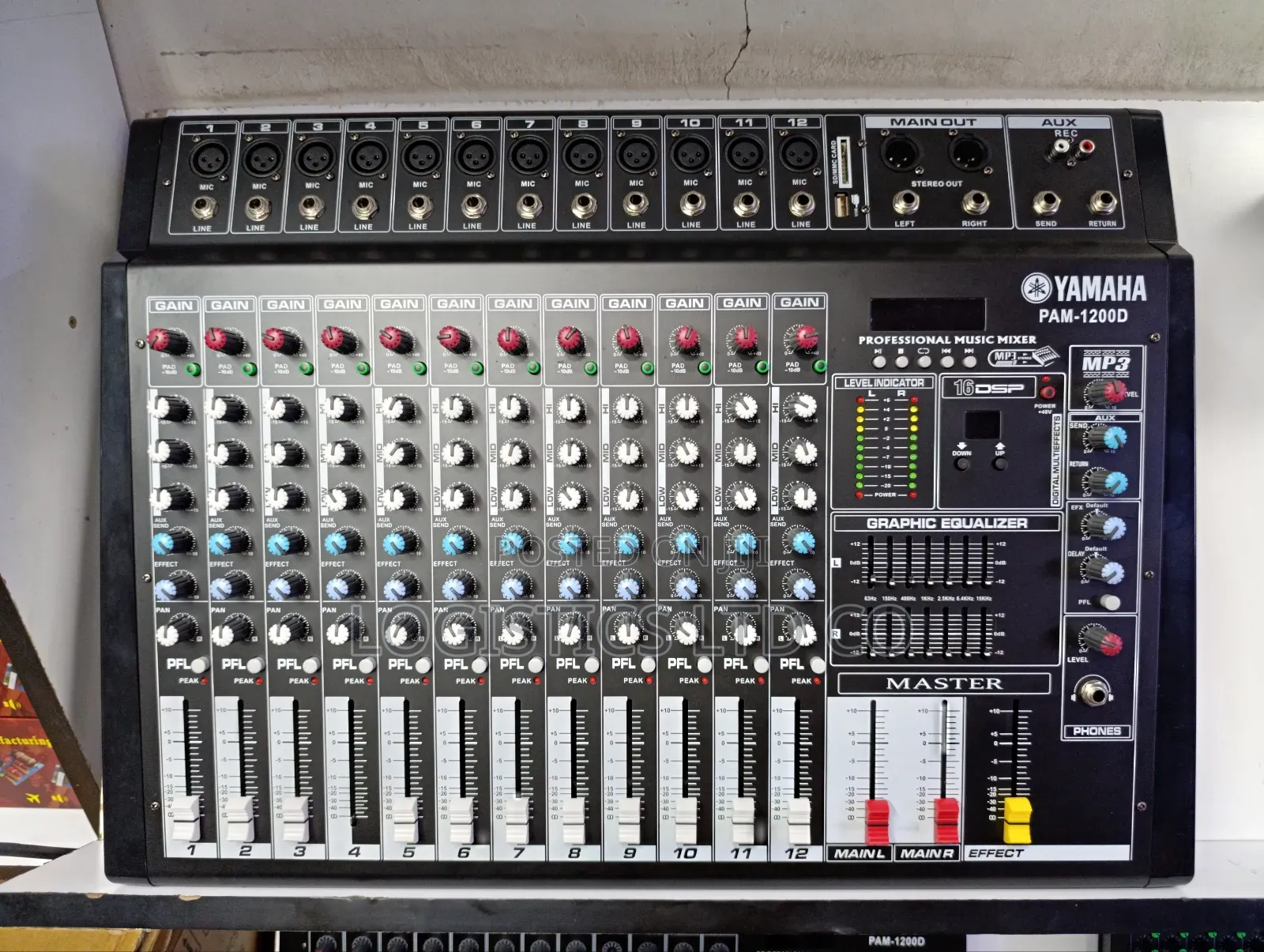 Yamaha Pam-1200d 12channel Professional Powered Mixer