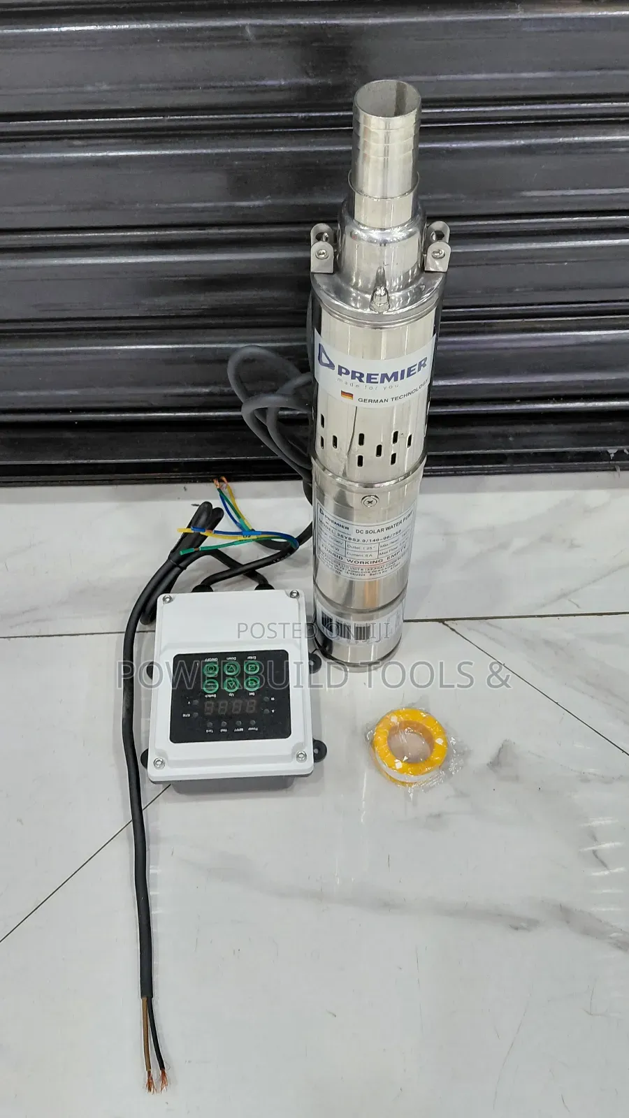 Premier Dc Solar Water Pump, Model 3sybs2.0/140-96/750 Watts.