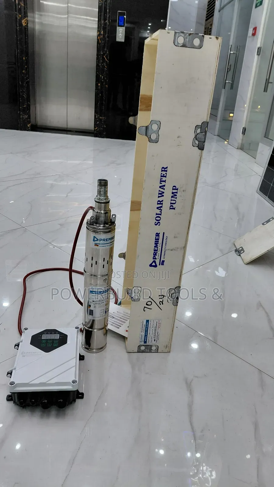 Premier Dc Solar Submersible Pump 120m Head 600w