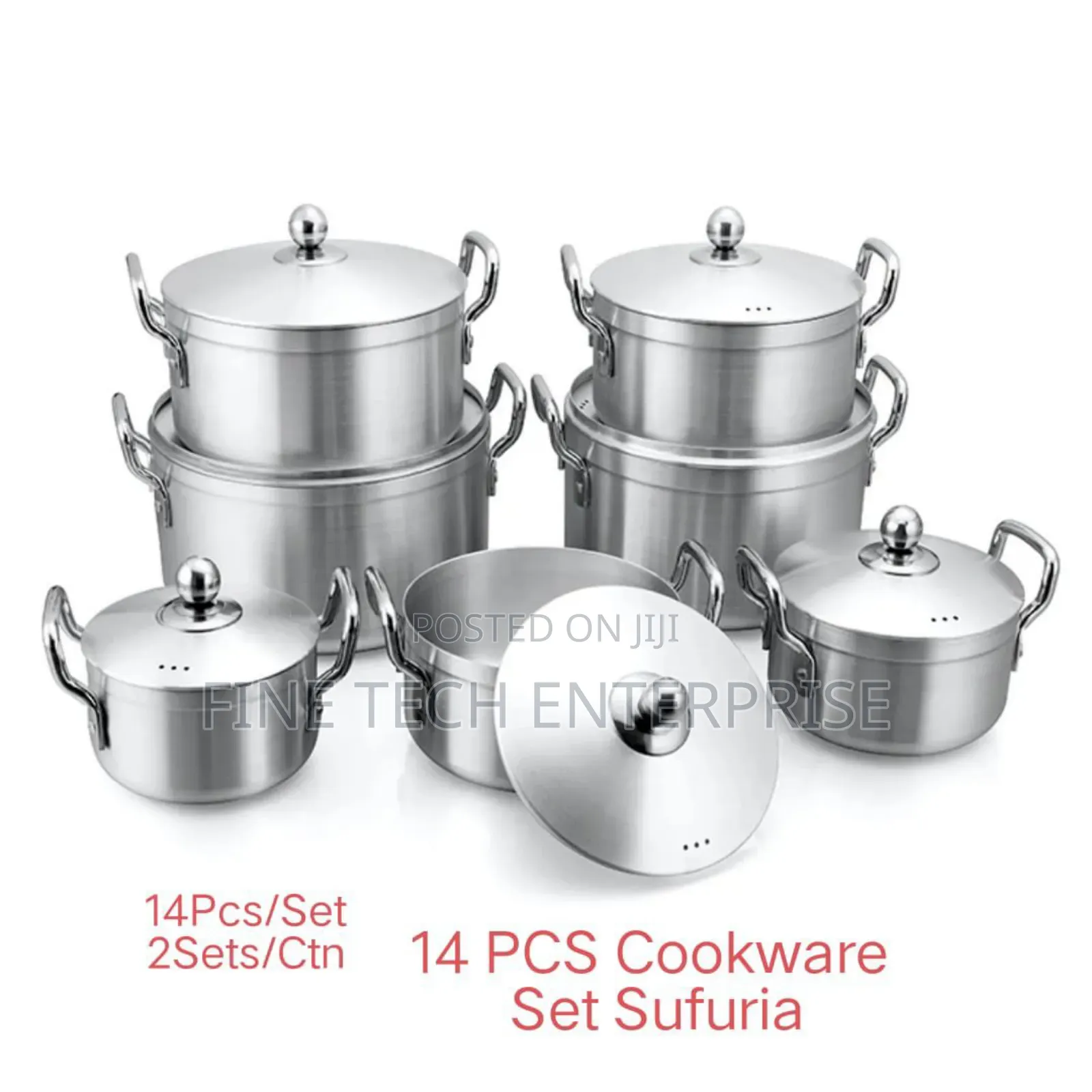 Greatstar 14pc Stainless Steel Cookware