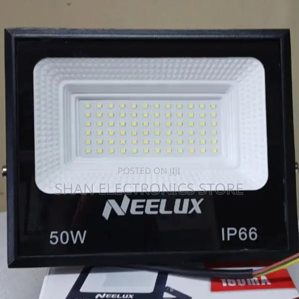 Black Led Floodlight 50 Watts -Neelux 50 Watts Ac Floodlight Ip66