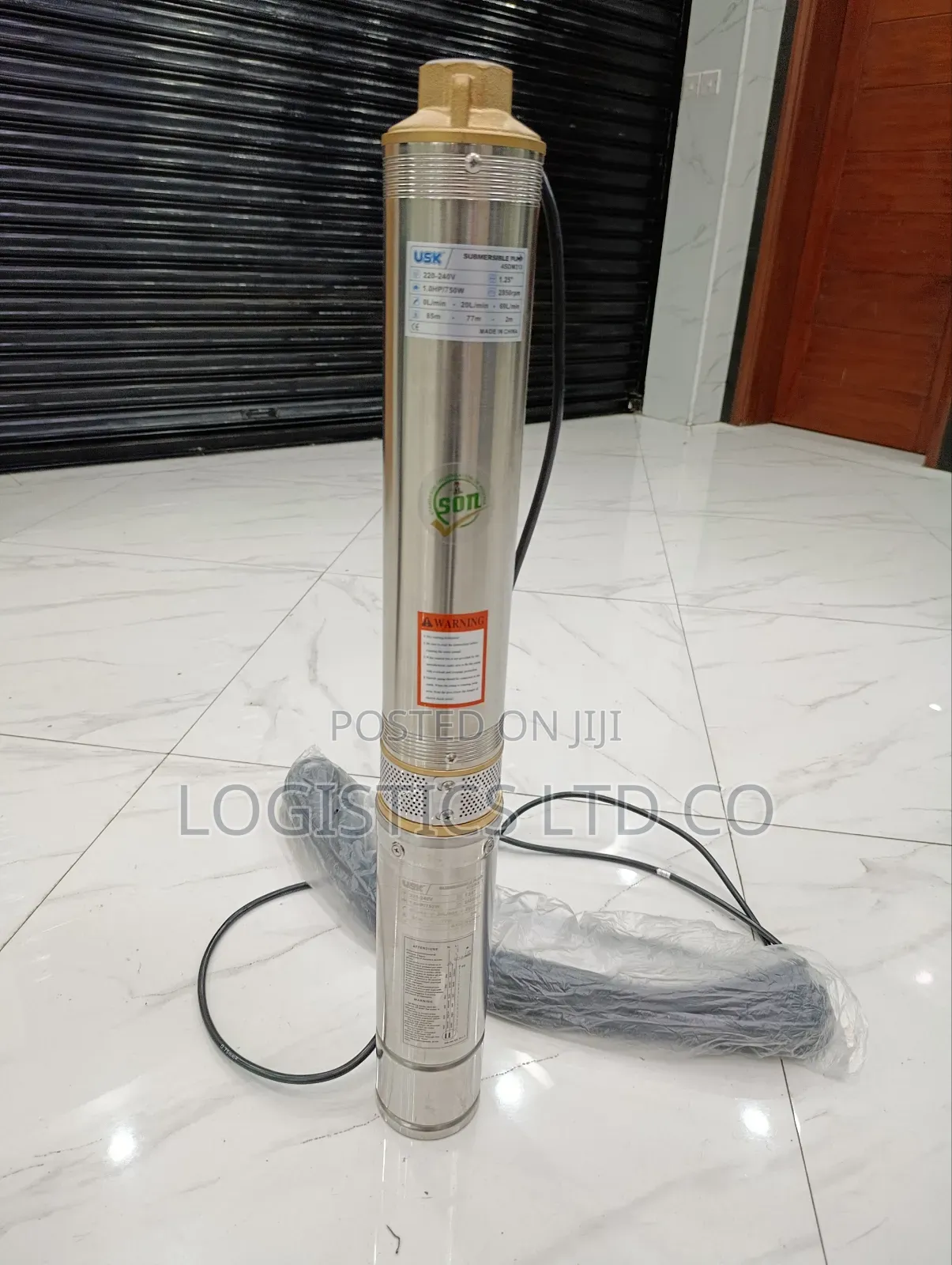 Usk 1hp 220v 85m Submersible Pump