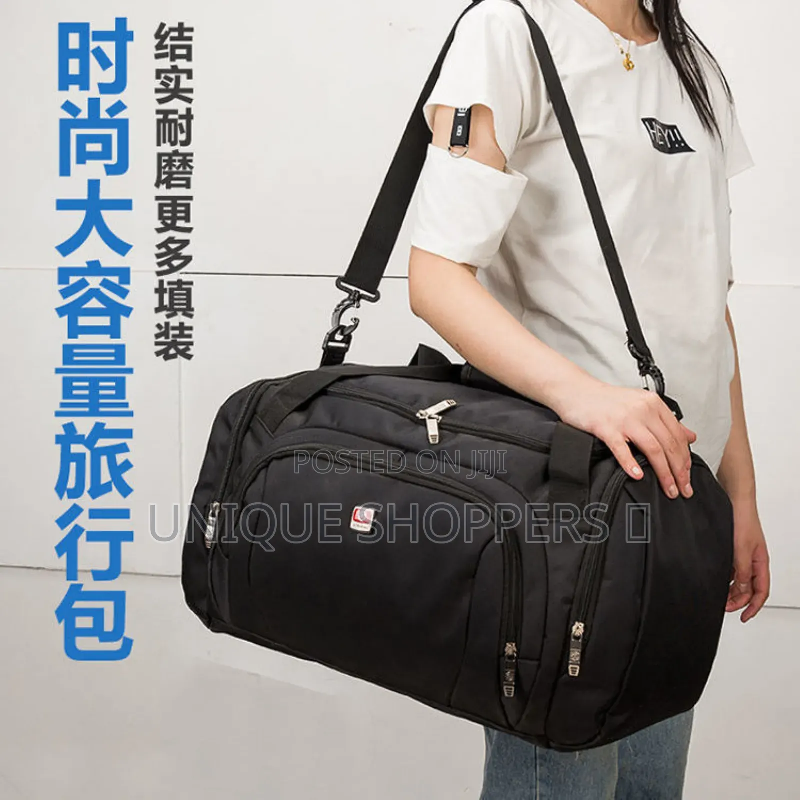 Travel Bag Portable Waterproof Oxford Casual Travel Duffel Bag.