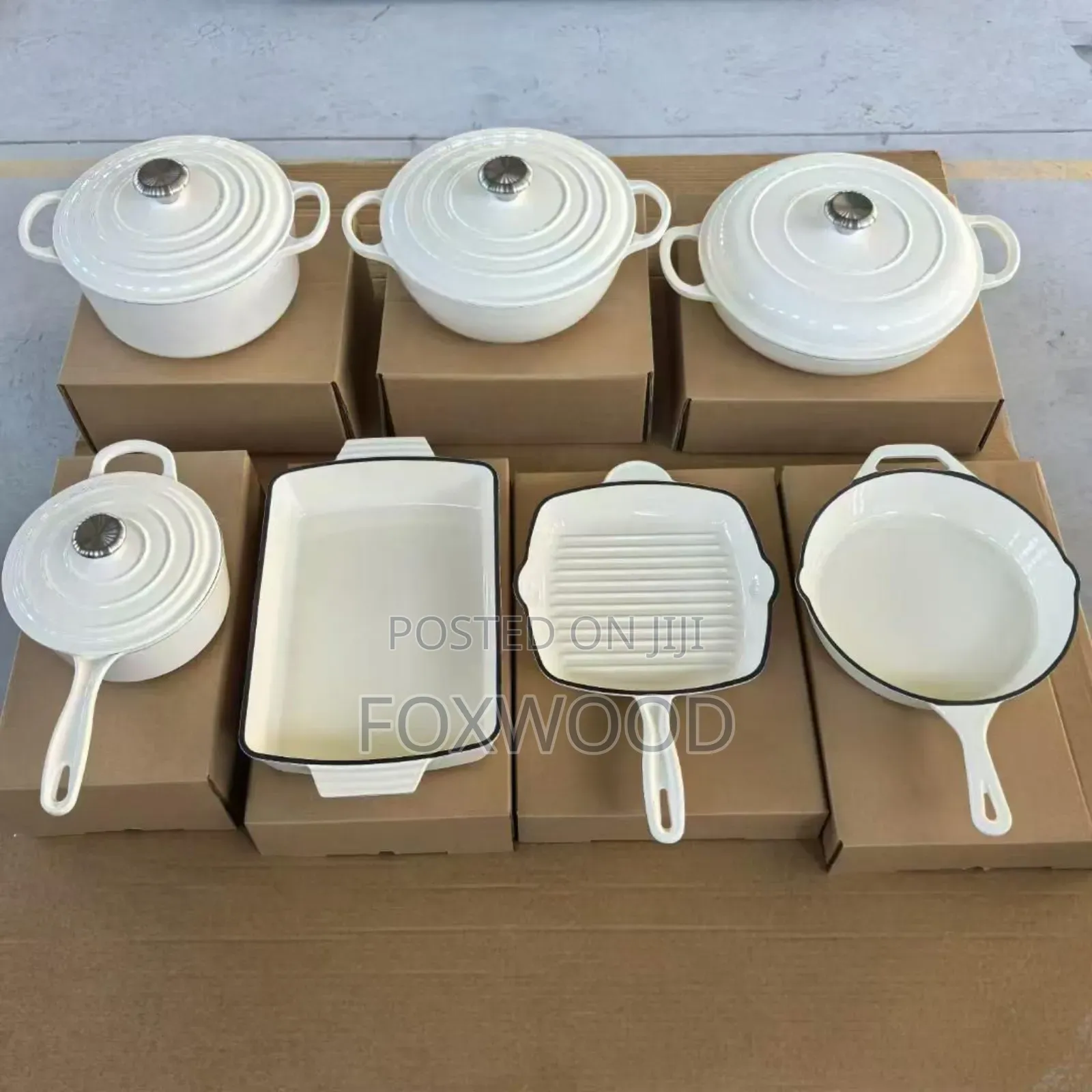 11pcs Cast Iron Cookware