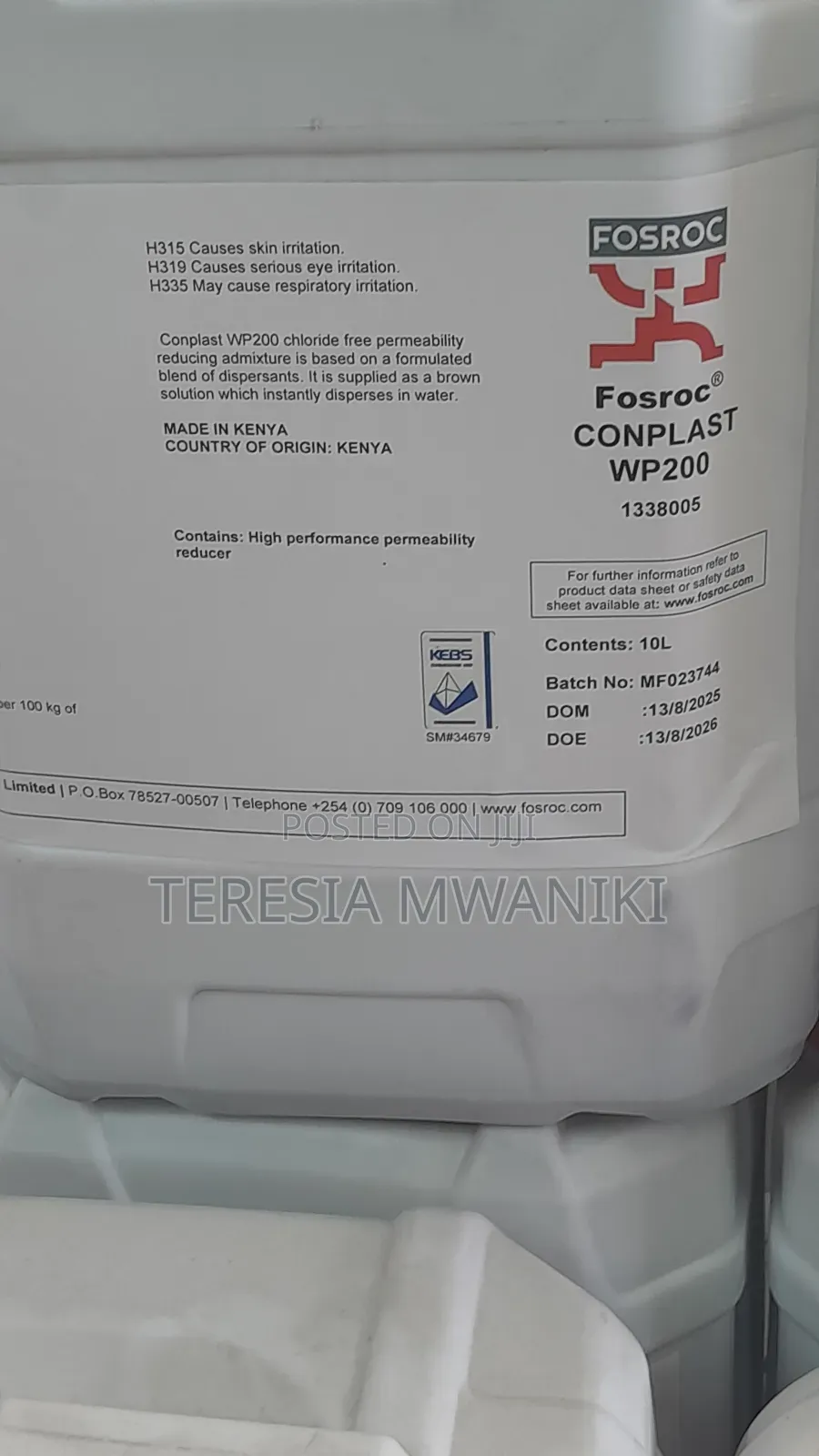 Fosroc  Conplast Wp  200 (10ltrs)