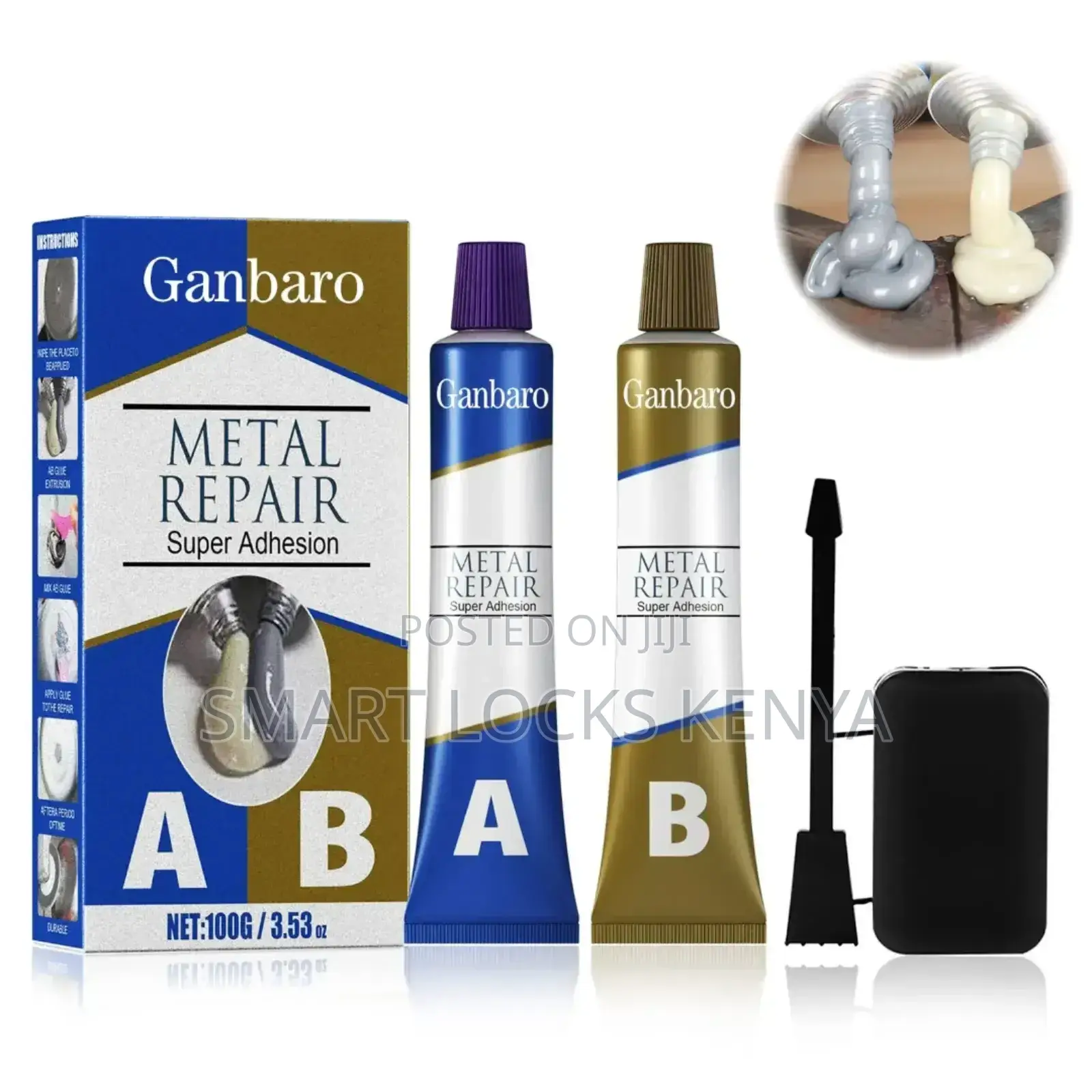 Cold Welding Glue Metal Repair Adhesive Heat Resistance Ab