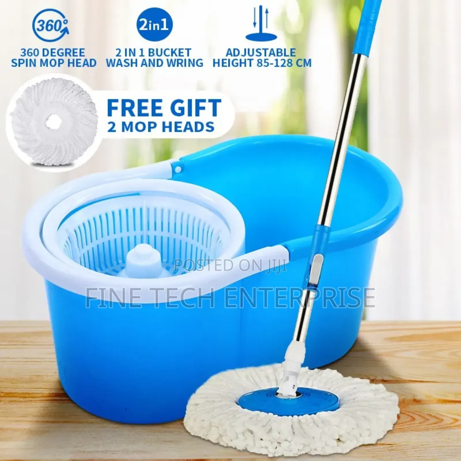 Blue Spin Mop
