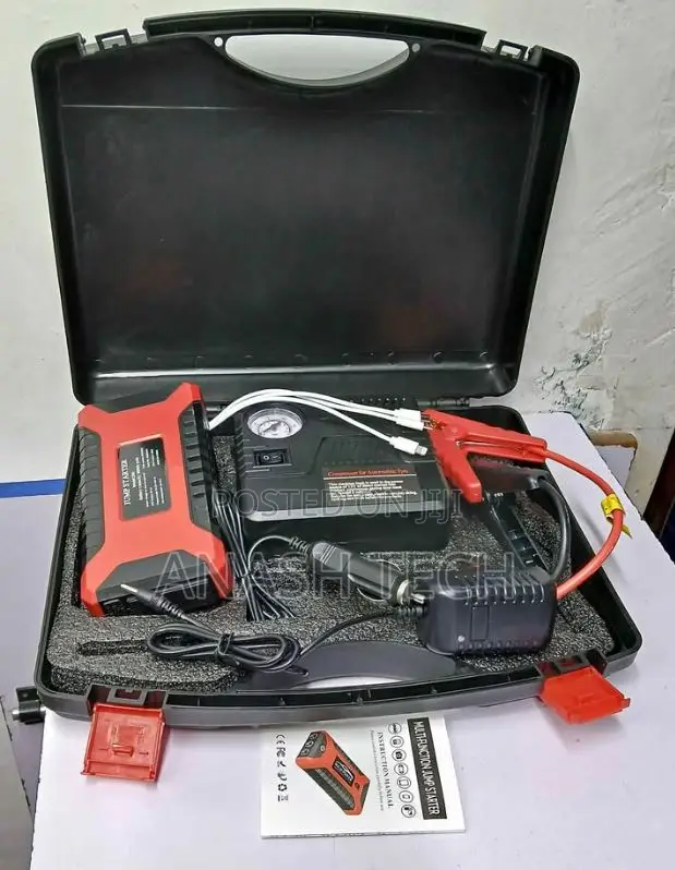 Your Ultimate Car Emergency Jump Starter Kit With Air Compressor