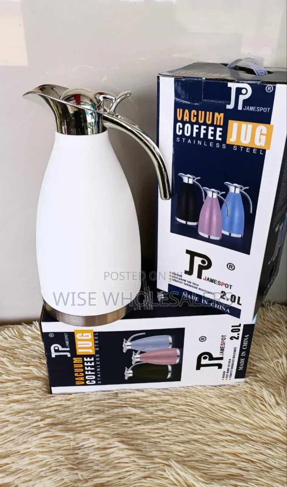 Jamespot 2ltr Jp Unbreakable Stainless Steel Flask