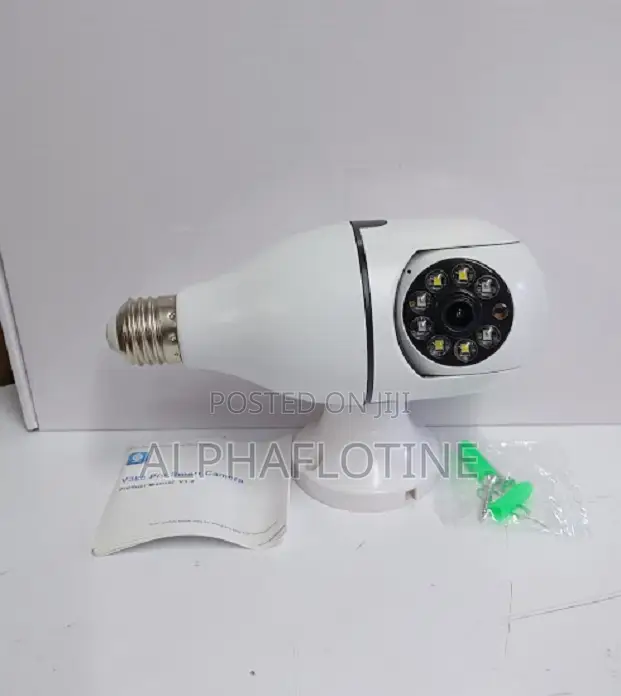 Single Lens /Single View Wifi Enabled Bulb Camera
