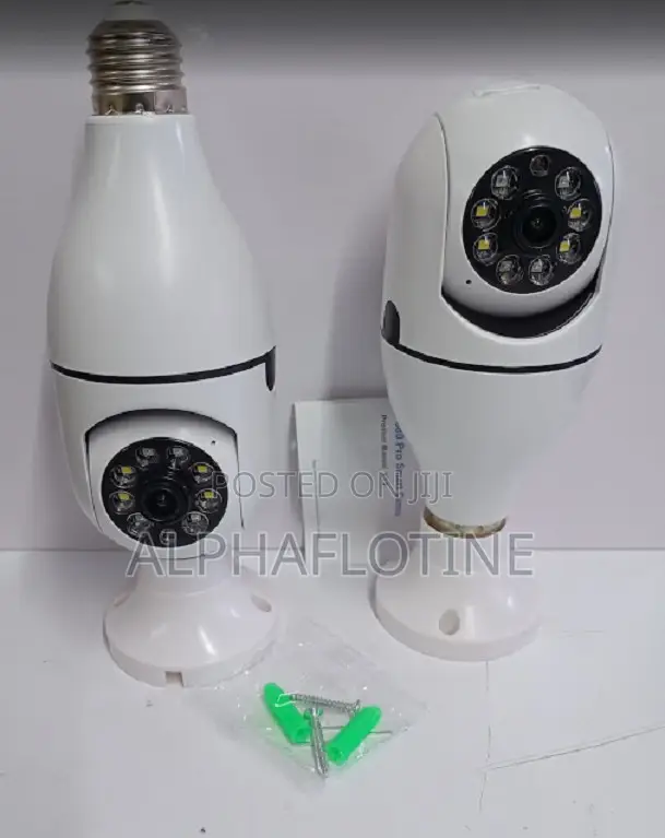 V380 Wireless CCTV Bulb PTZ Camera(Single Lens) Surveillace Camera