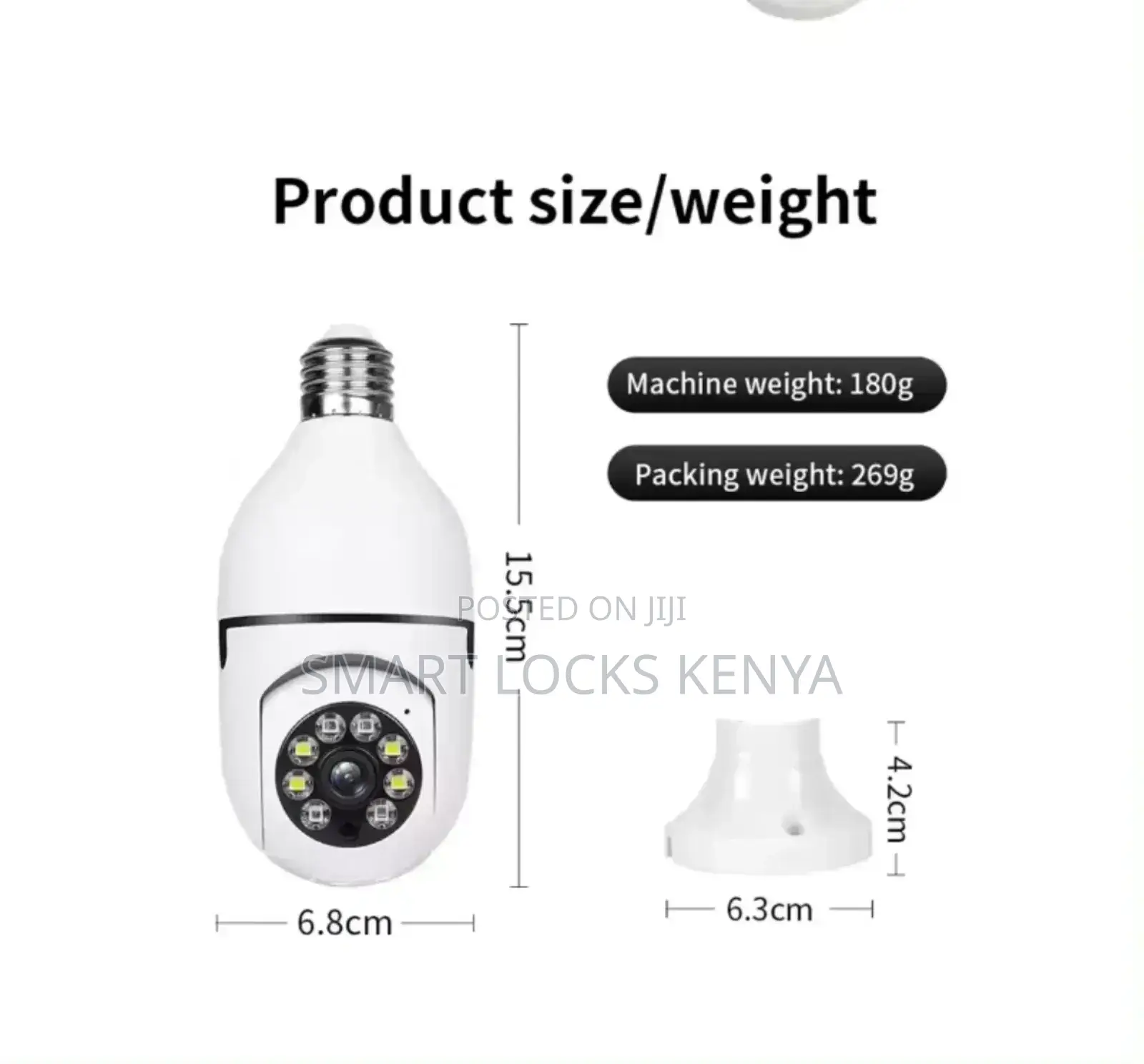360° Panoramic Bulb CCTV PTZ Pan Tilt Rotating Camera 360° PTZ