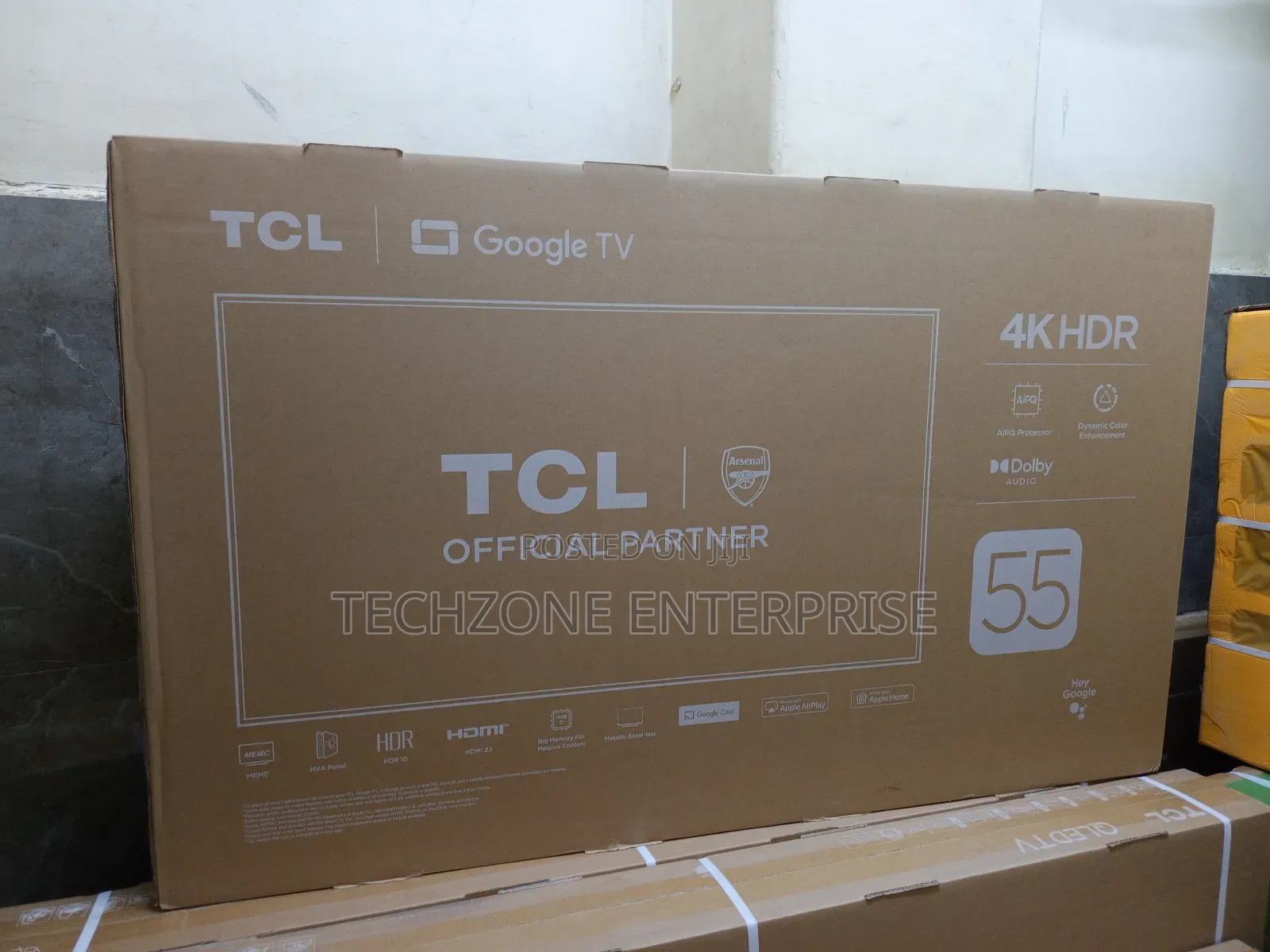 TCL 55 Inch Uhd Android Tv With Smart Voice 