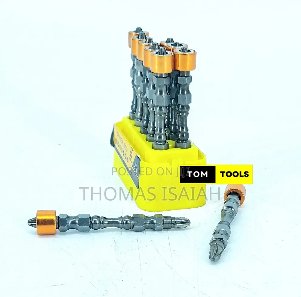 10pcs 65mm Ph2 Magnetic Ring Double Sided Anti Slip Screwdriver Bits