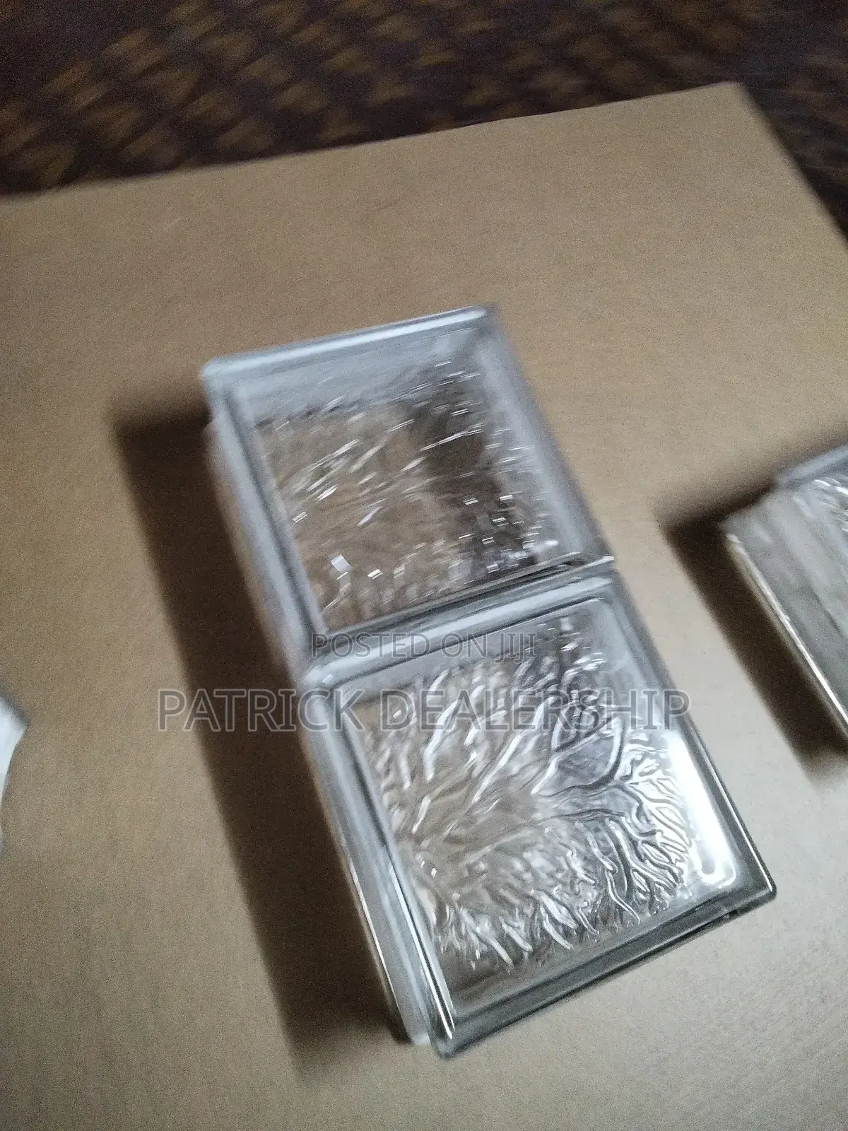 Parallel Clear Glass Block