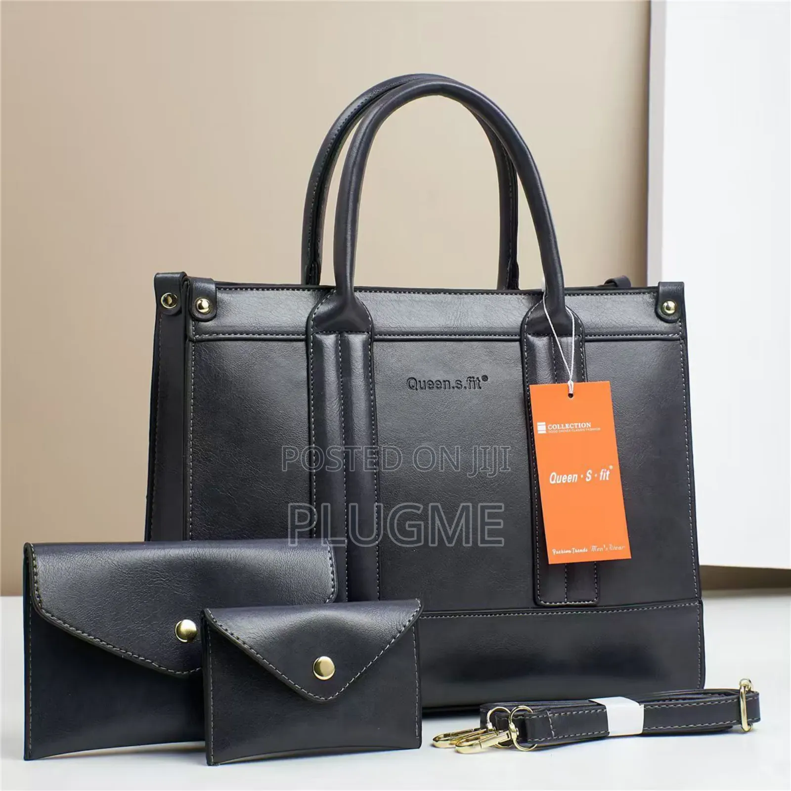 Leather High Quality Queen 3 in 1 Handbags Set