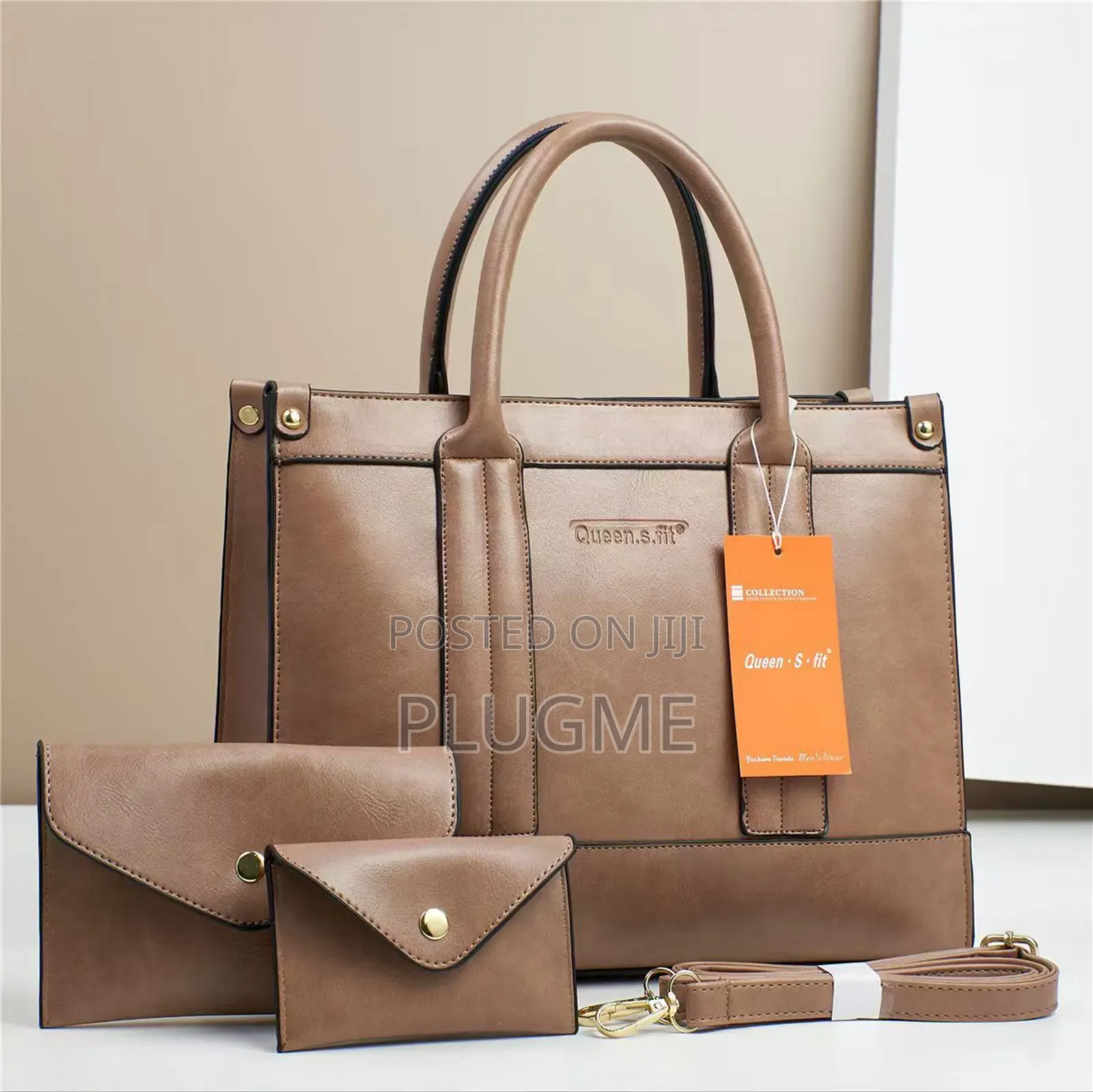 Leather High Quality Queen 3 in 1 Handbags Set