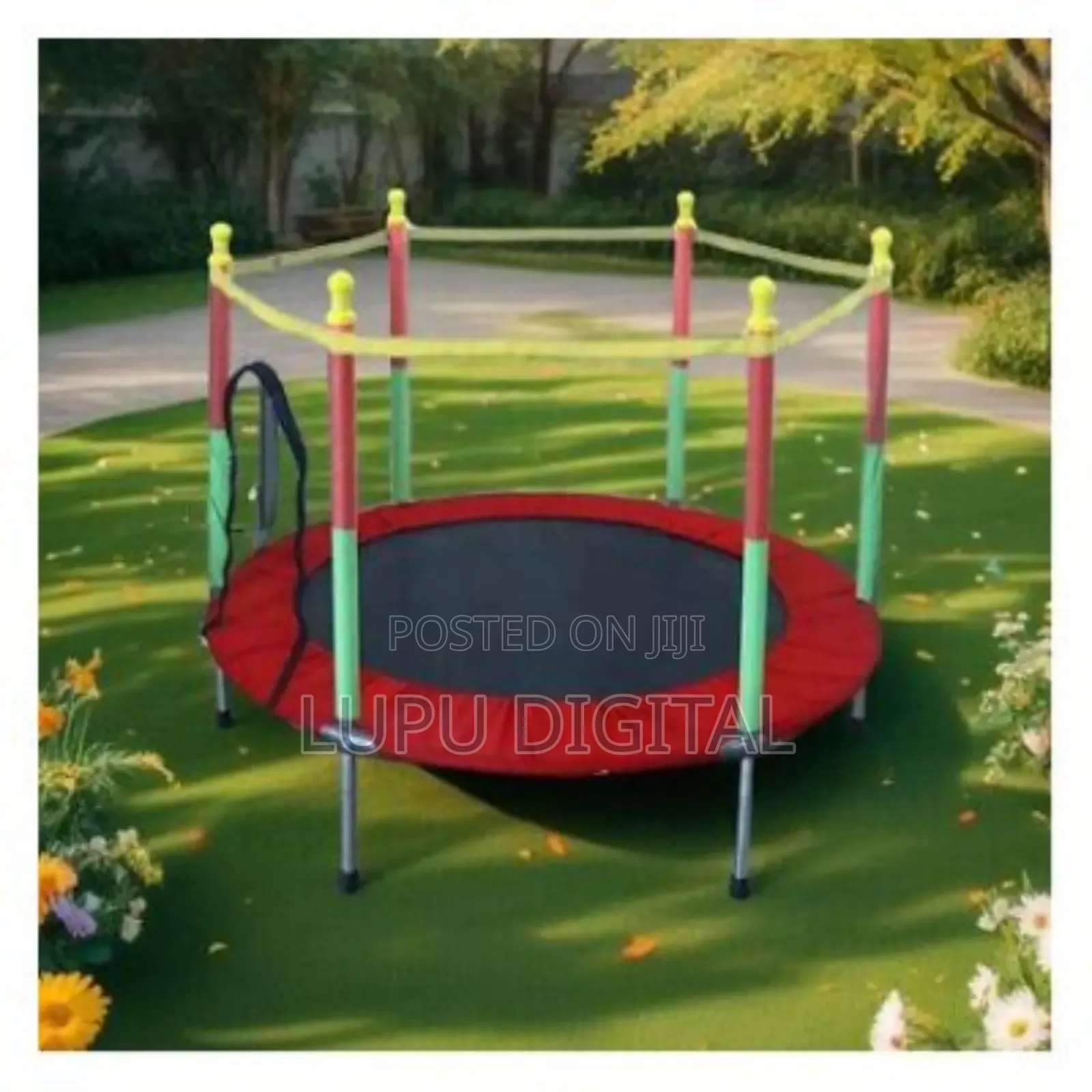 *4ft Trampoline With Safety Enclosure Net*
Size: 4ft