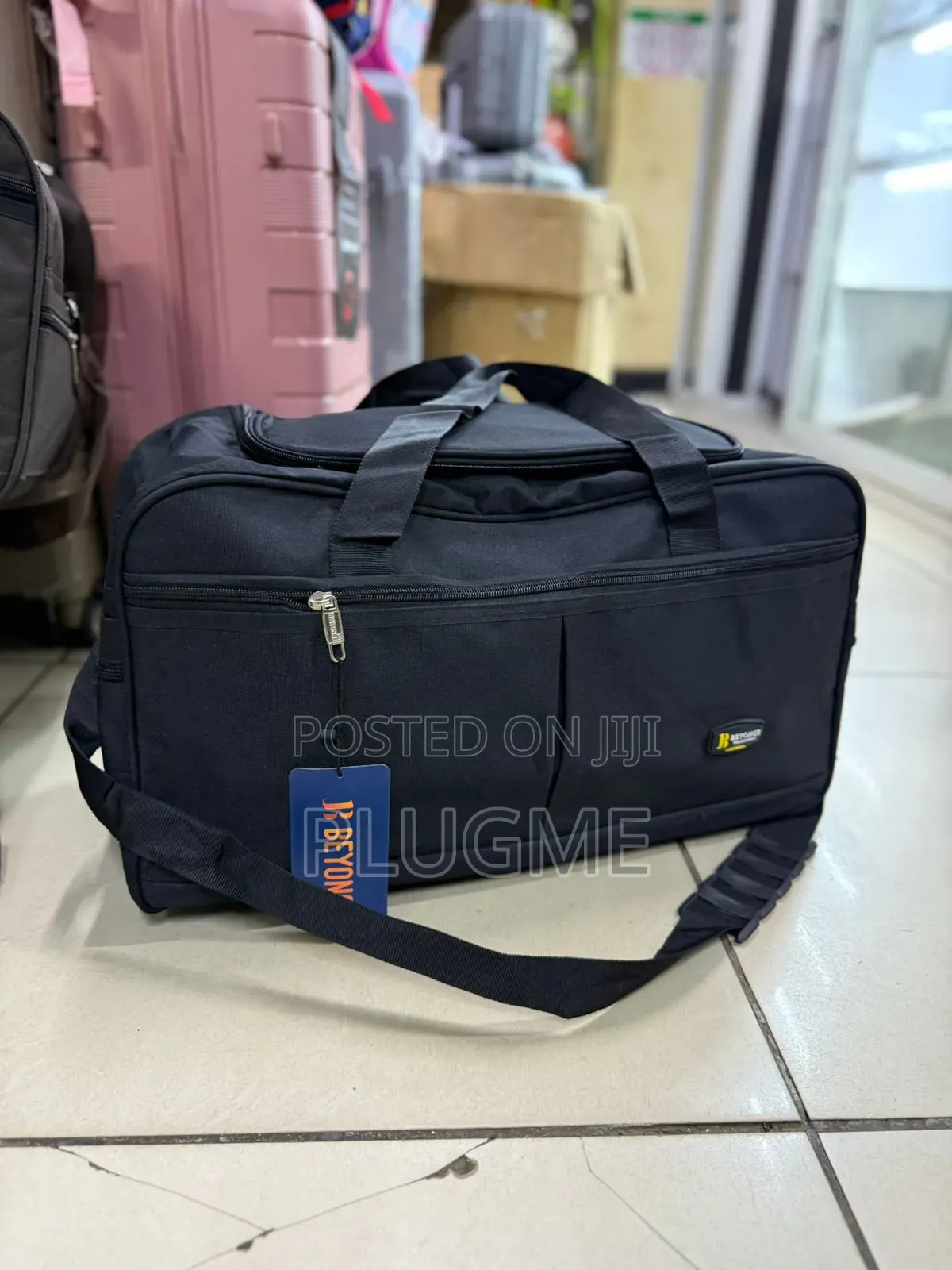 Duffle Bag Travel Durable Fabric 
 Color: Black,Navy,Brown,Grey