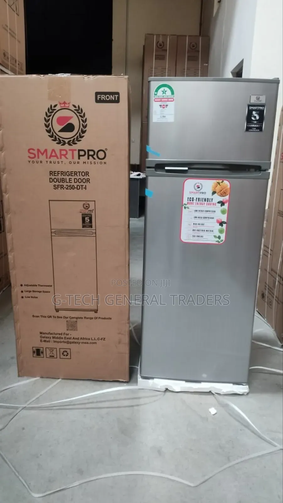 Smartpro 205l Double Door Direct Cool Refrigerator
