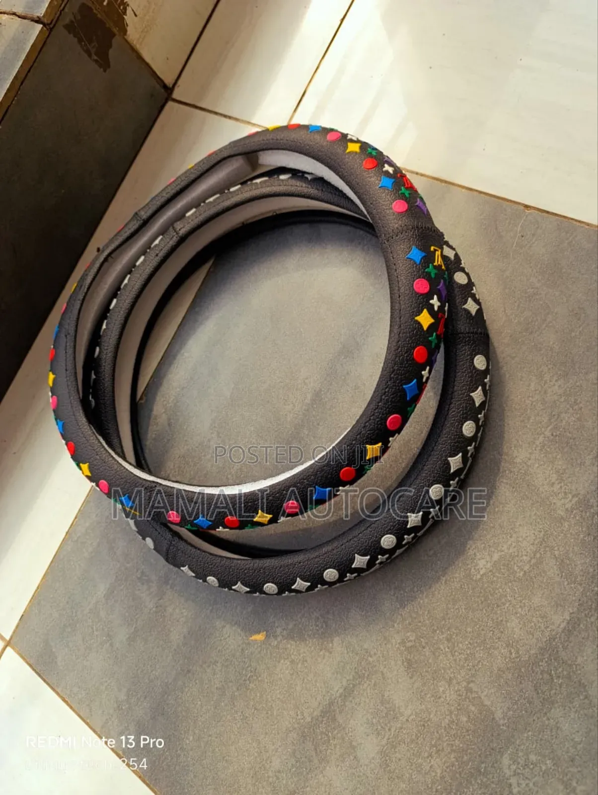 Lv Steering Wheel Cover Universal Fit Stylish Car Interior