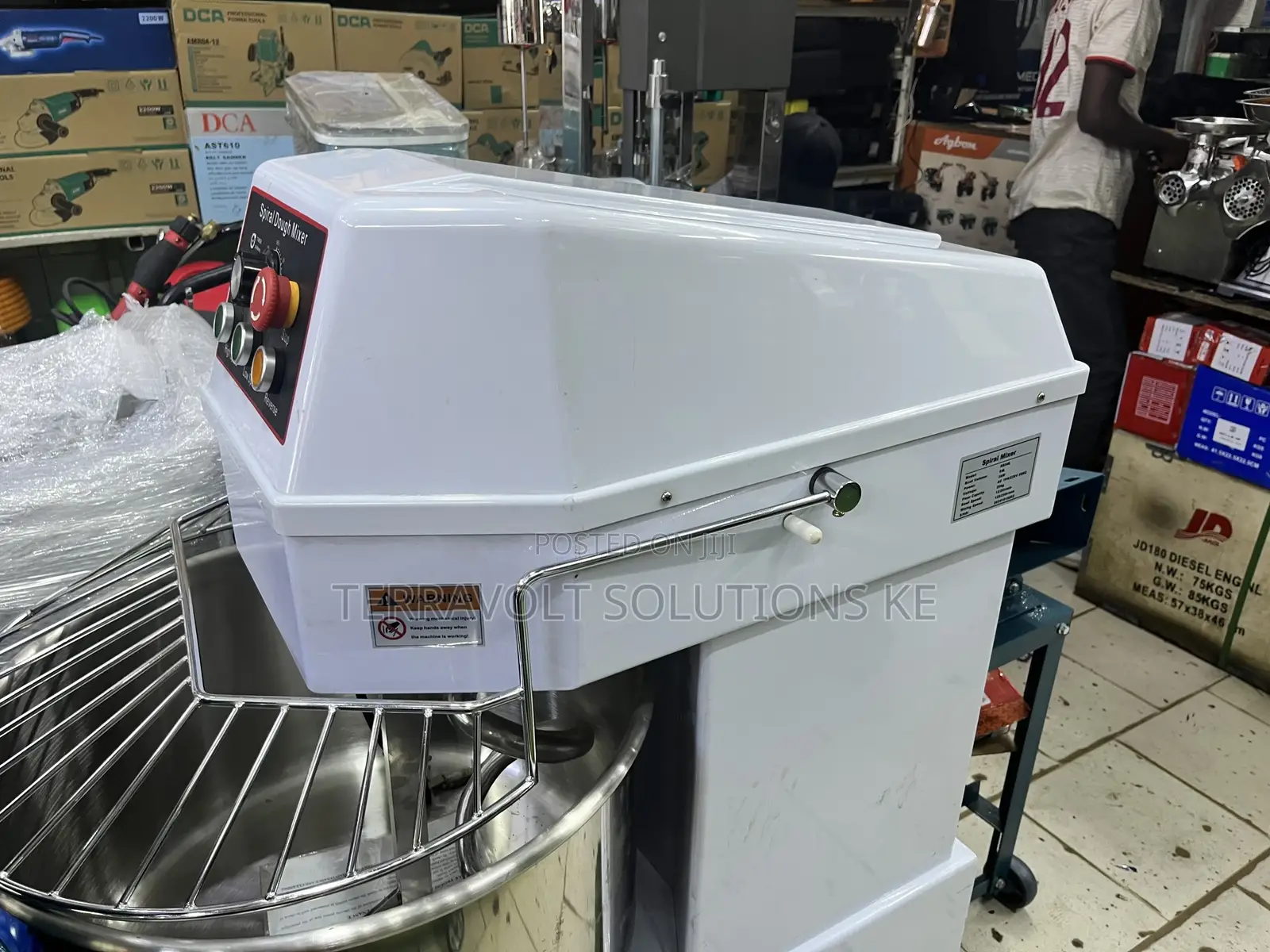 Spiral Dough Mixer 54l