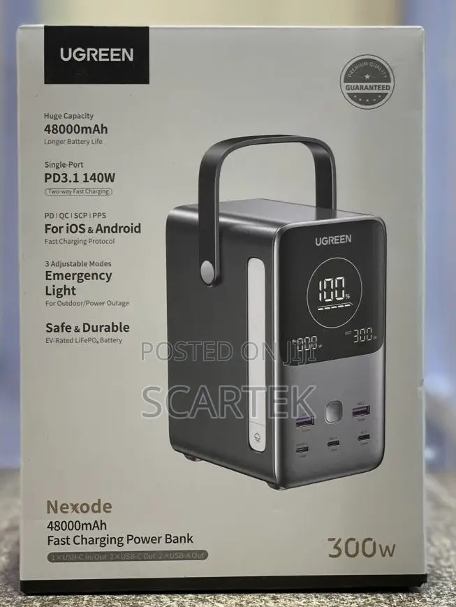 Ugreen Nexode 300w Usb-c Gan Charger-5 Ports Desktop Charger