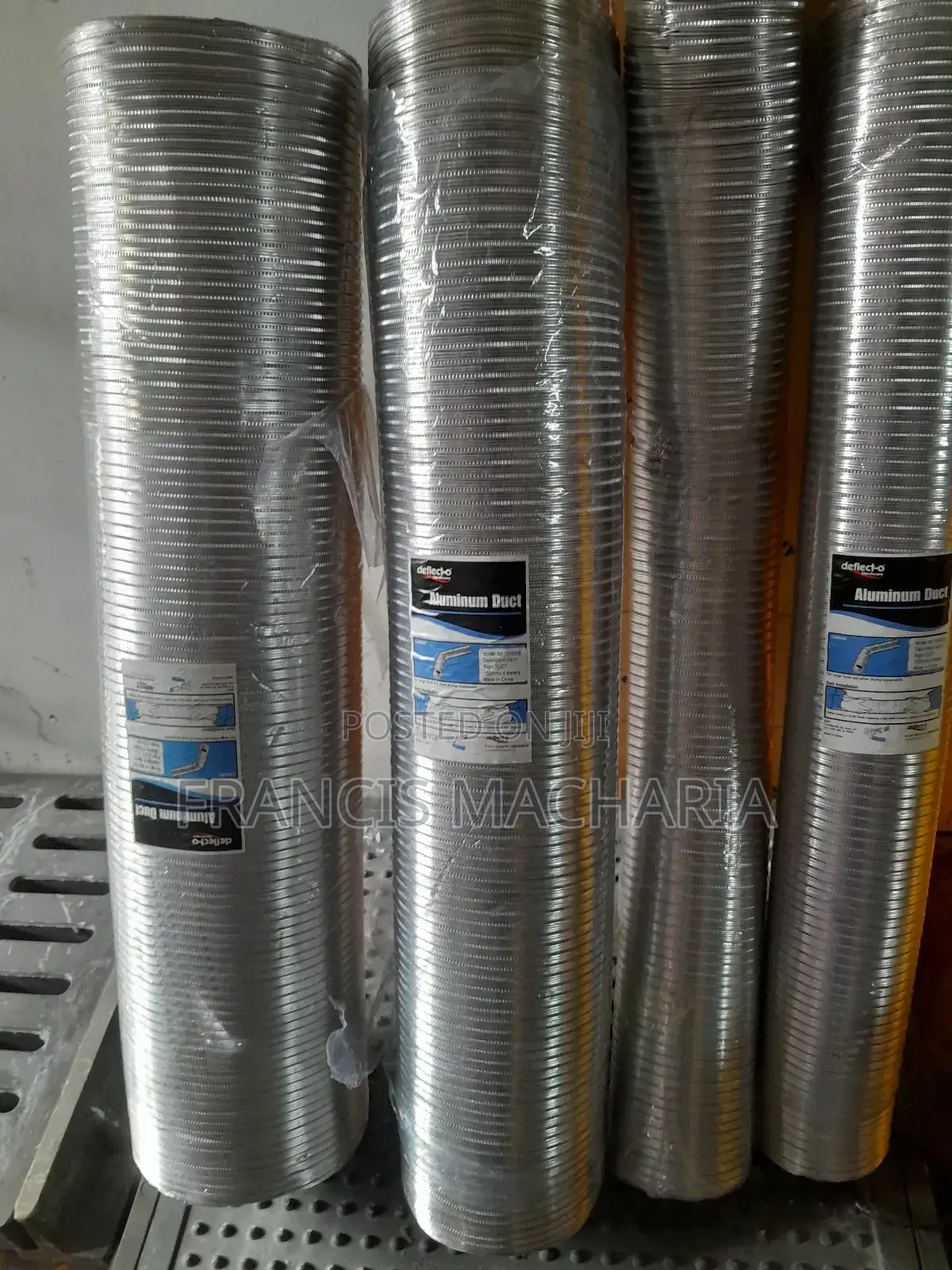 Aluminium Duct 4m,150mm